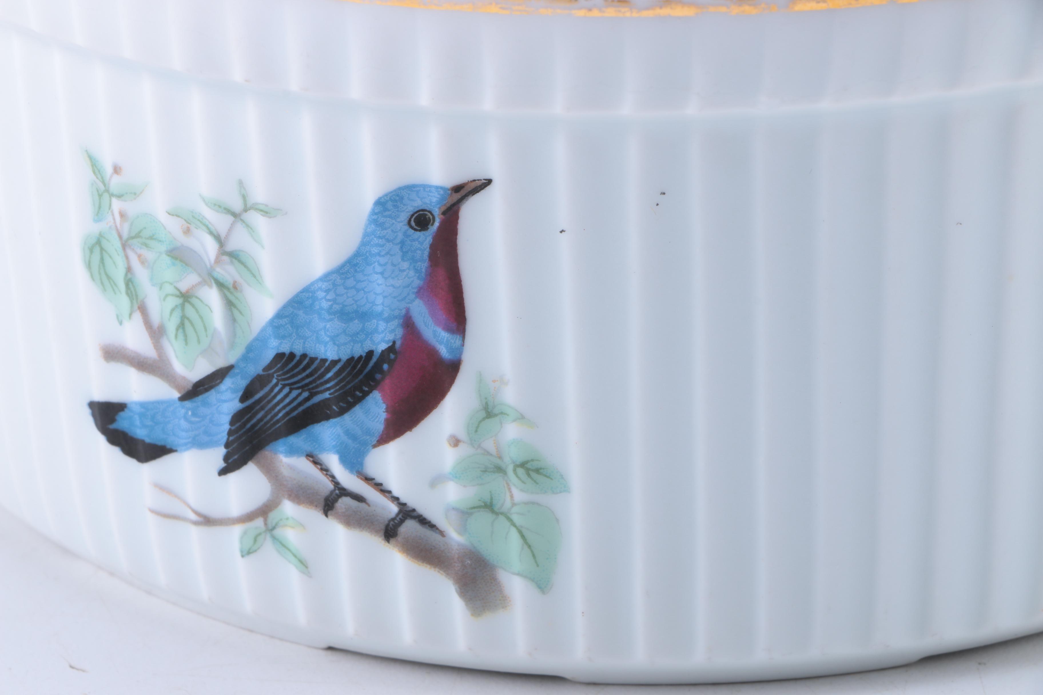 Assorted Tableware Including Louis Lourioux Porcelain