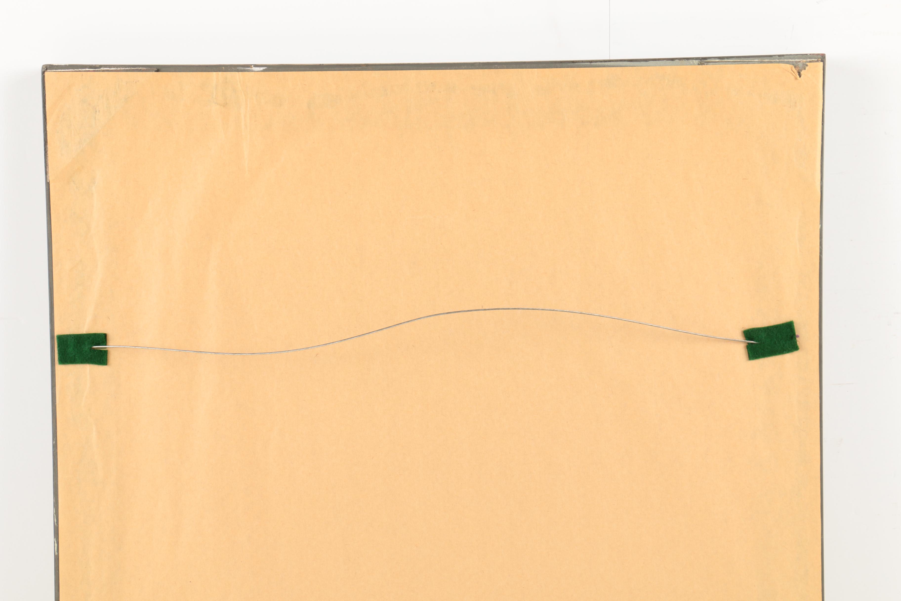 Two Offset Lithograph Prints After De Villenueve Still Life Paintings of Fruit