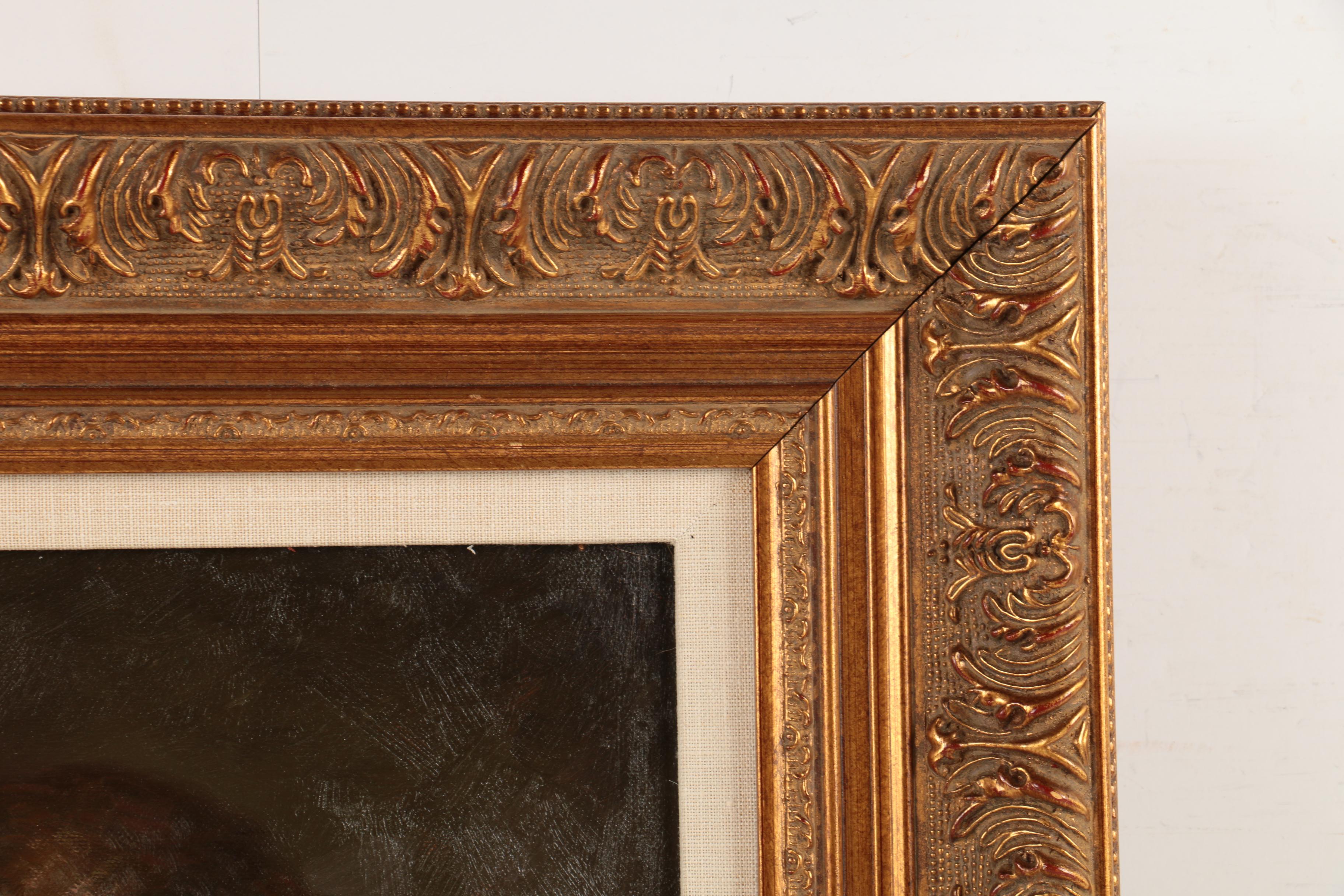 Copy Oil Painting After Rembrandt's "Self-Portrait"