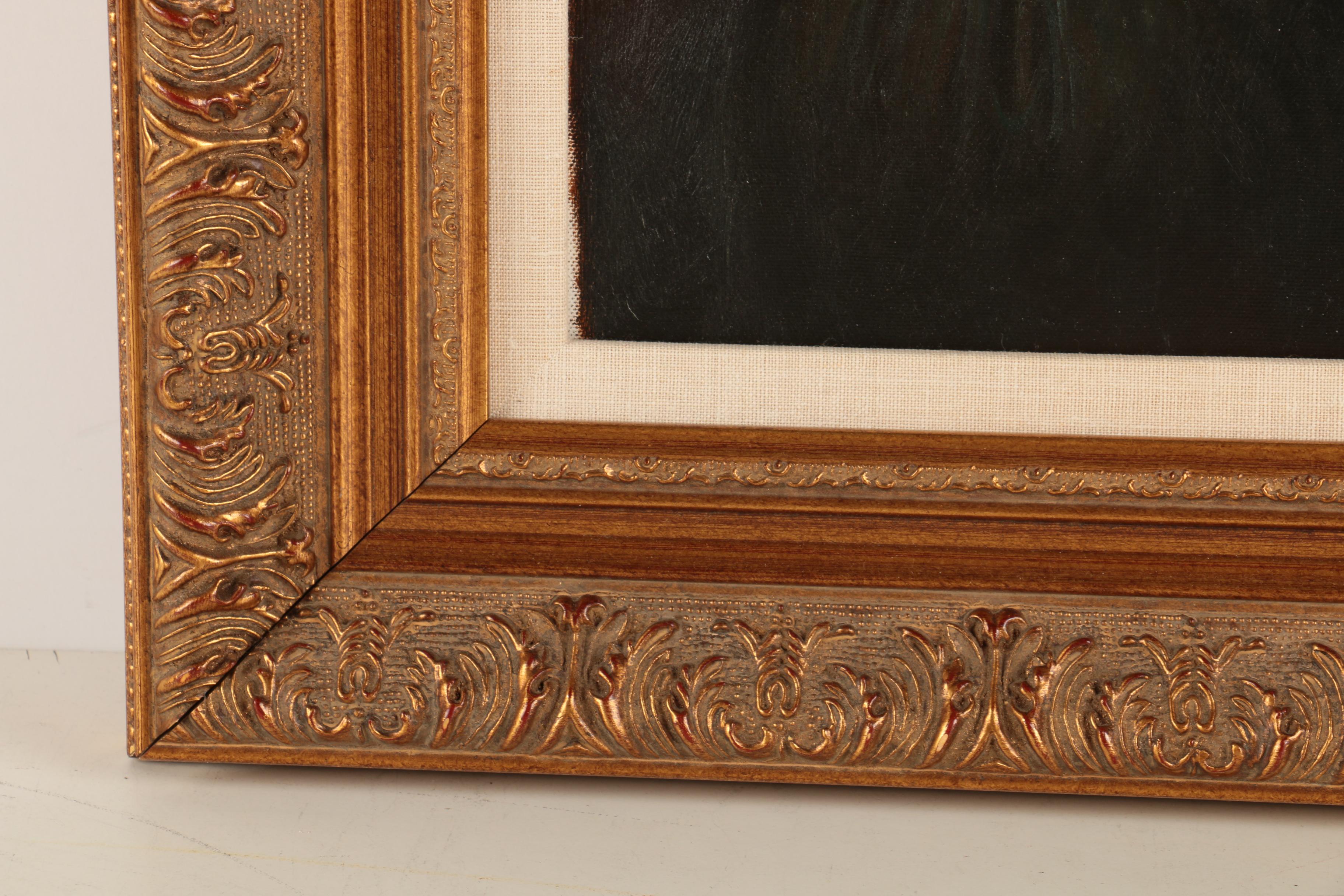 Copy Oil Painting After Rembrandt's "Self-Portrait"