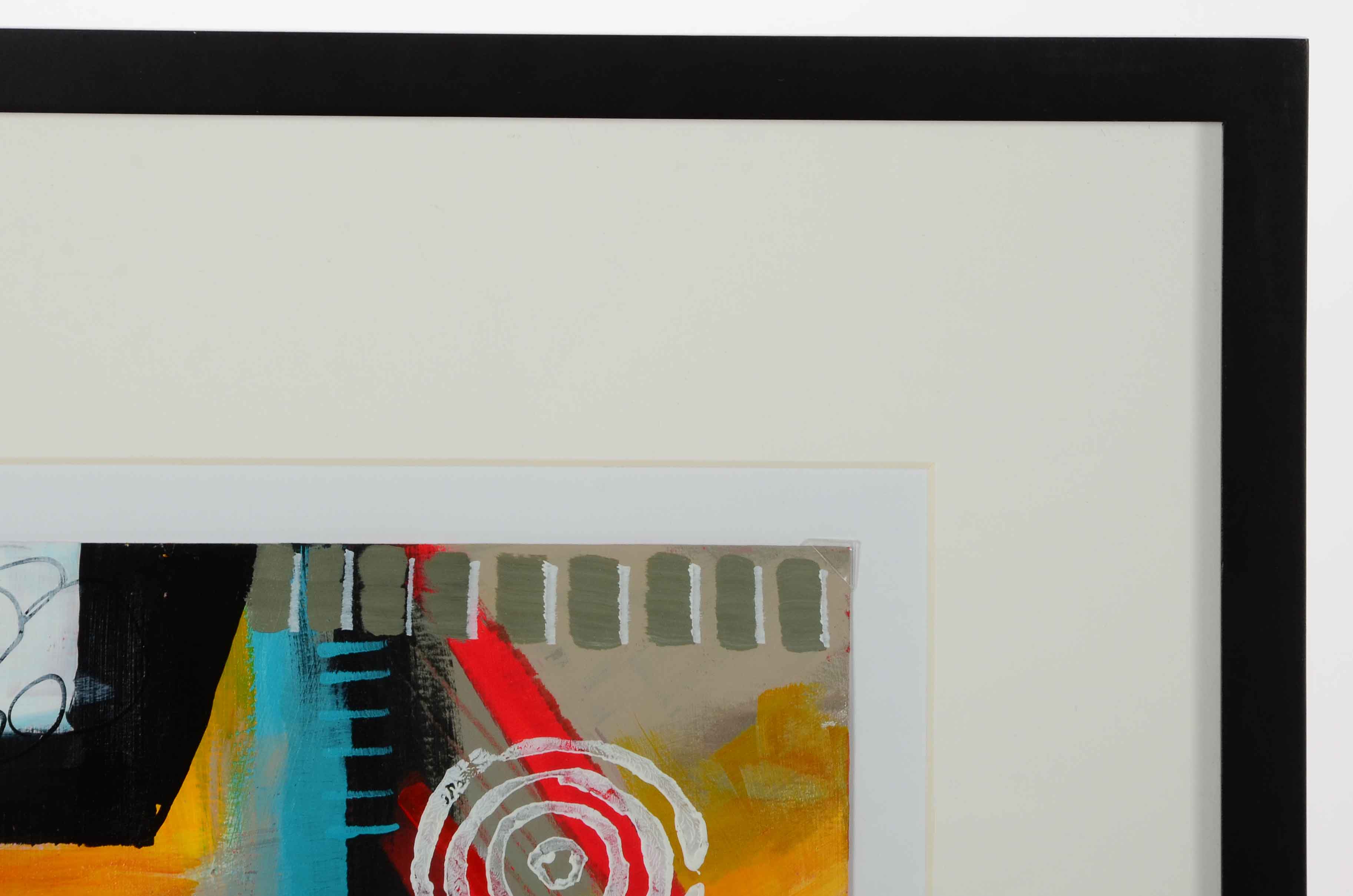 Sanna Original Acrylic Painting on Paper "Dreaming"