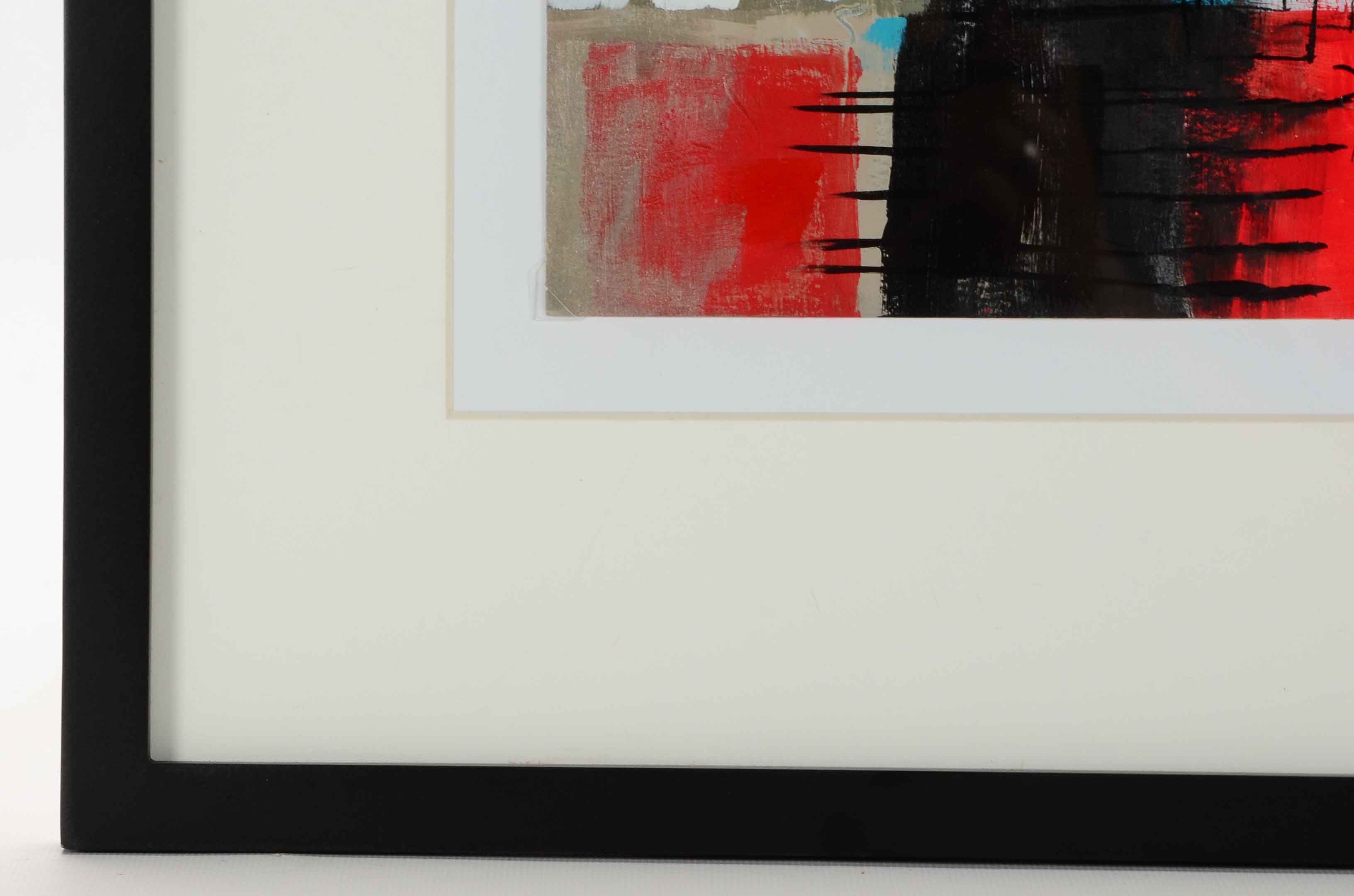 Sanna Original Acrylic Painting on Paper "Dreaming"