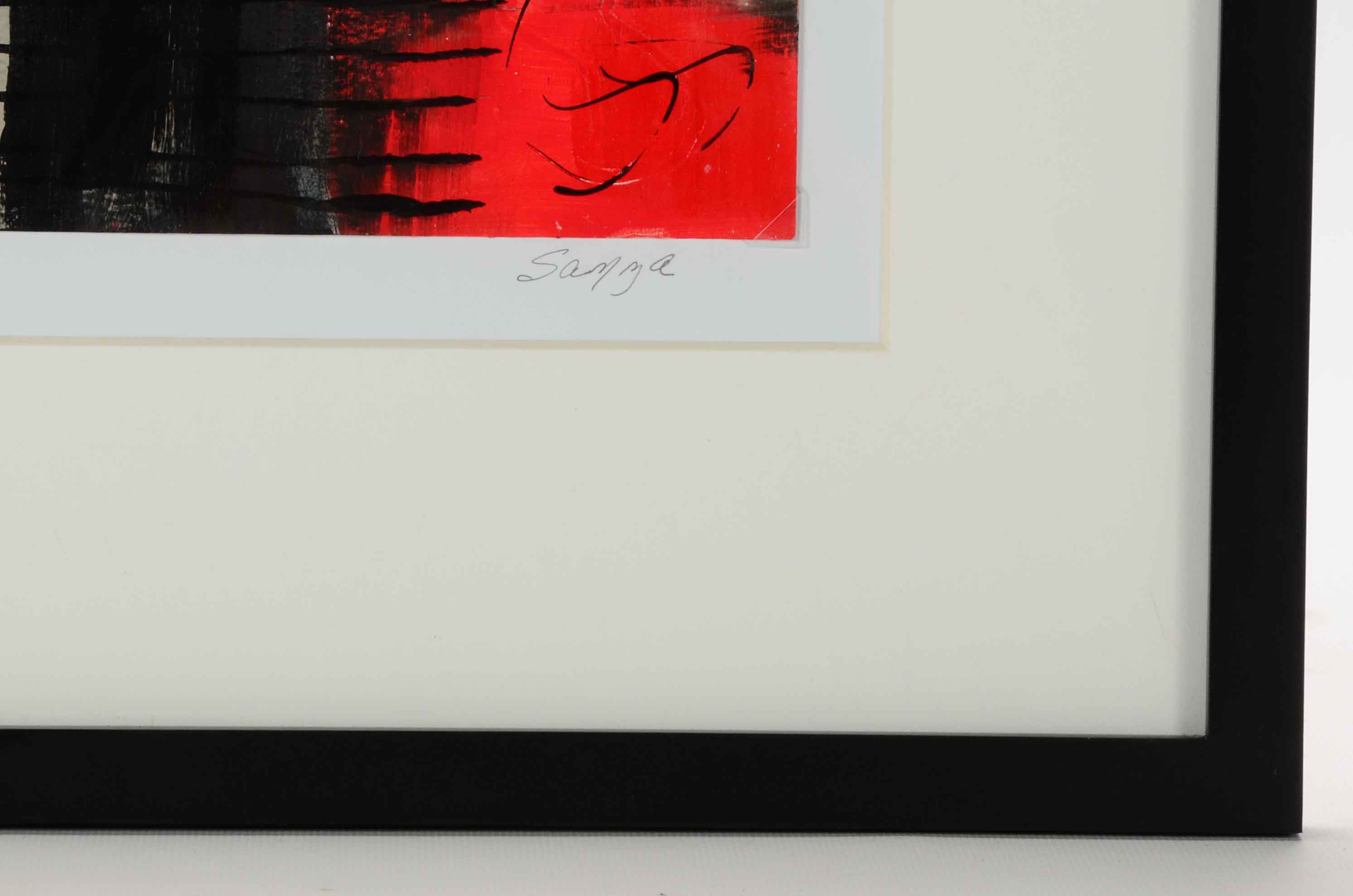 Sanna Original Acrylic Painting on Paper "Dreaming"