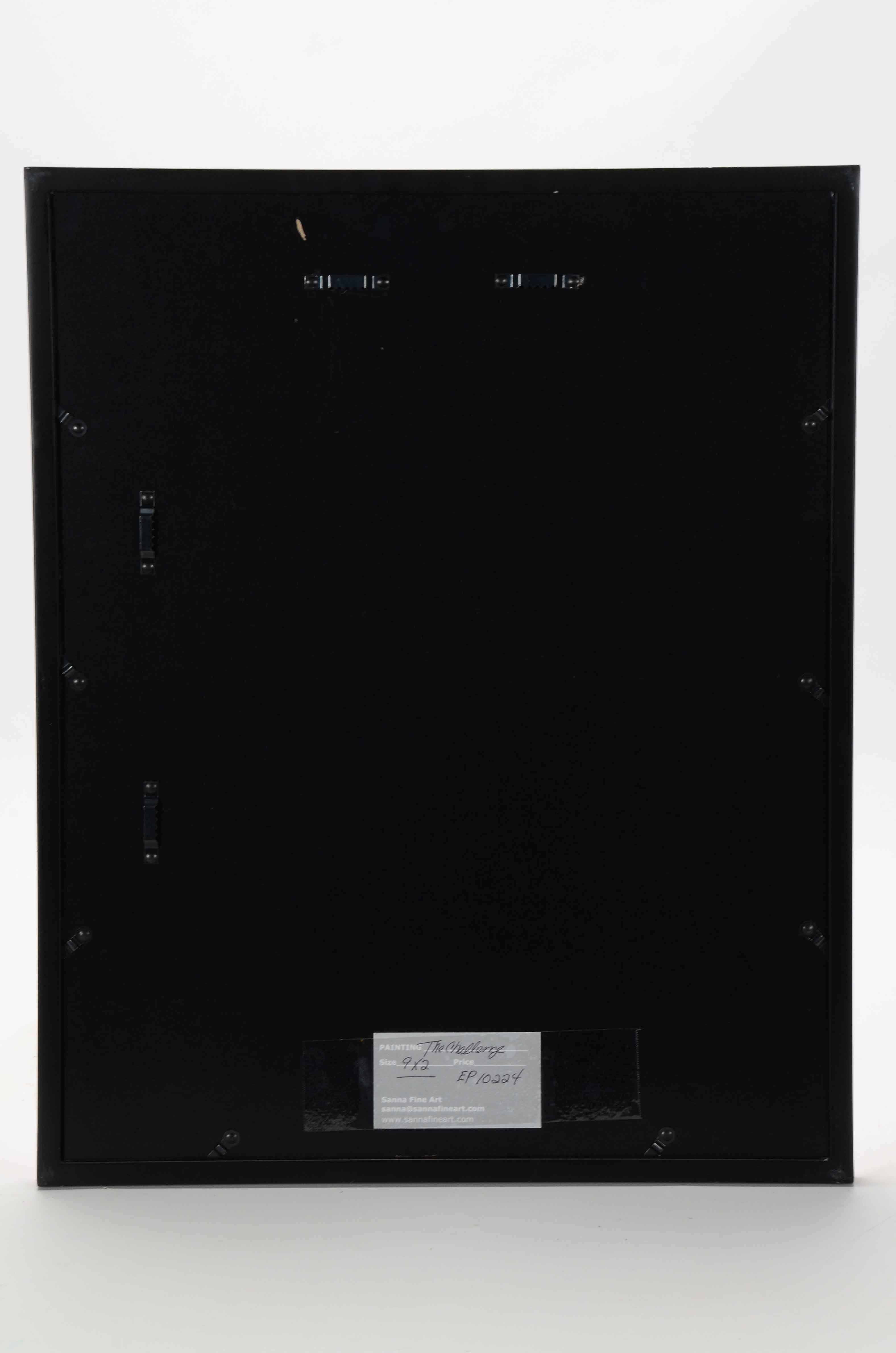 Sanna Original Acrylic Painting on Paper "The Challenge"