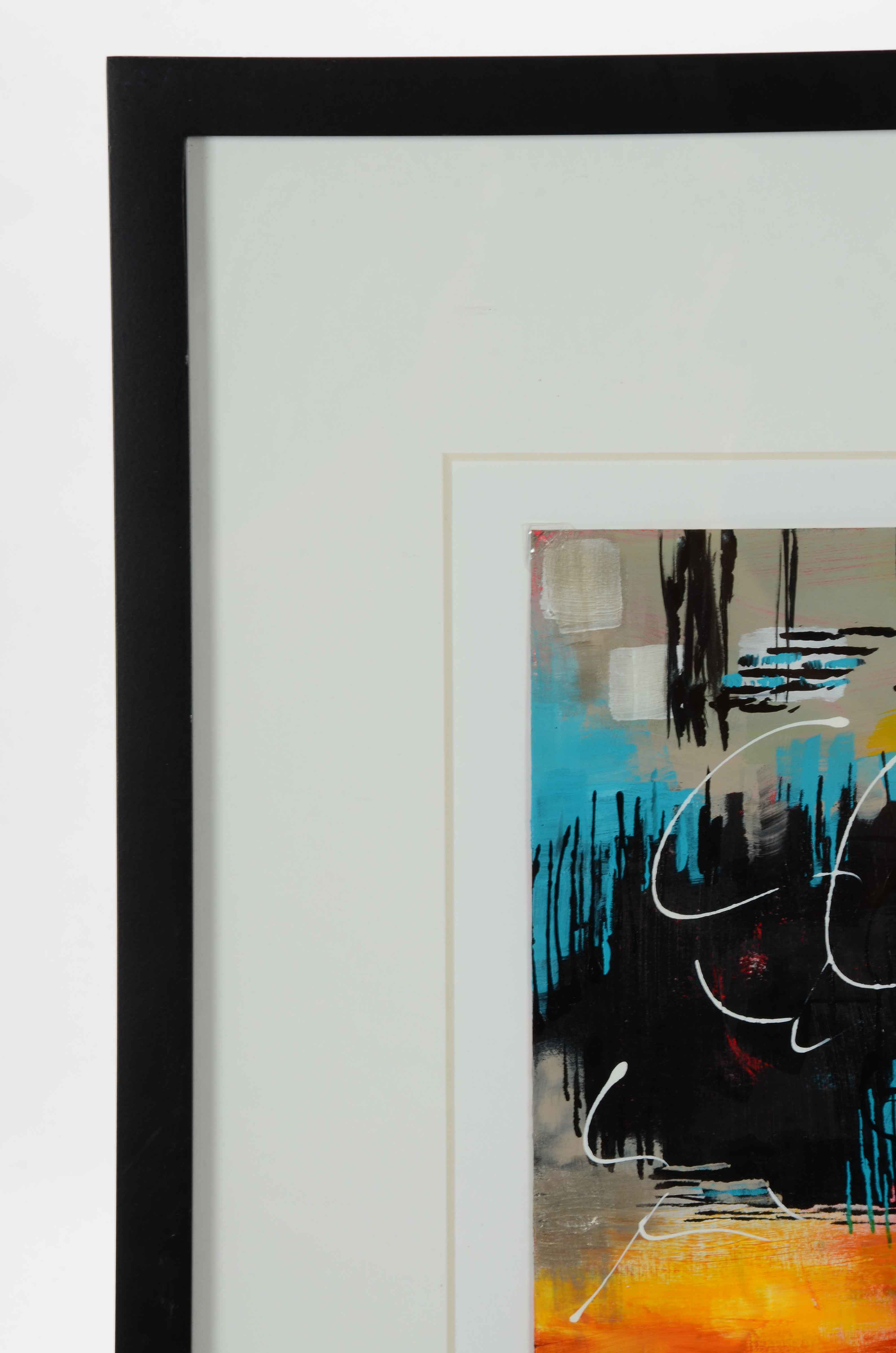 Sanna Original Acrylic Painting on Paper "The Return"