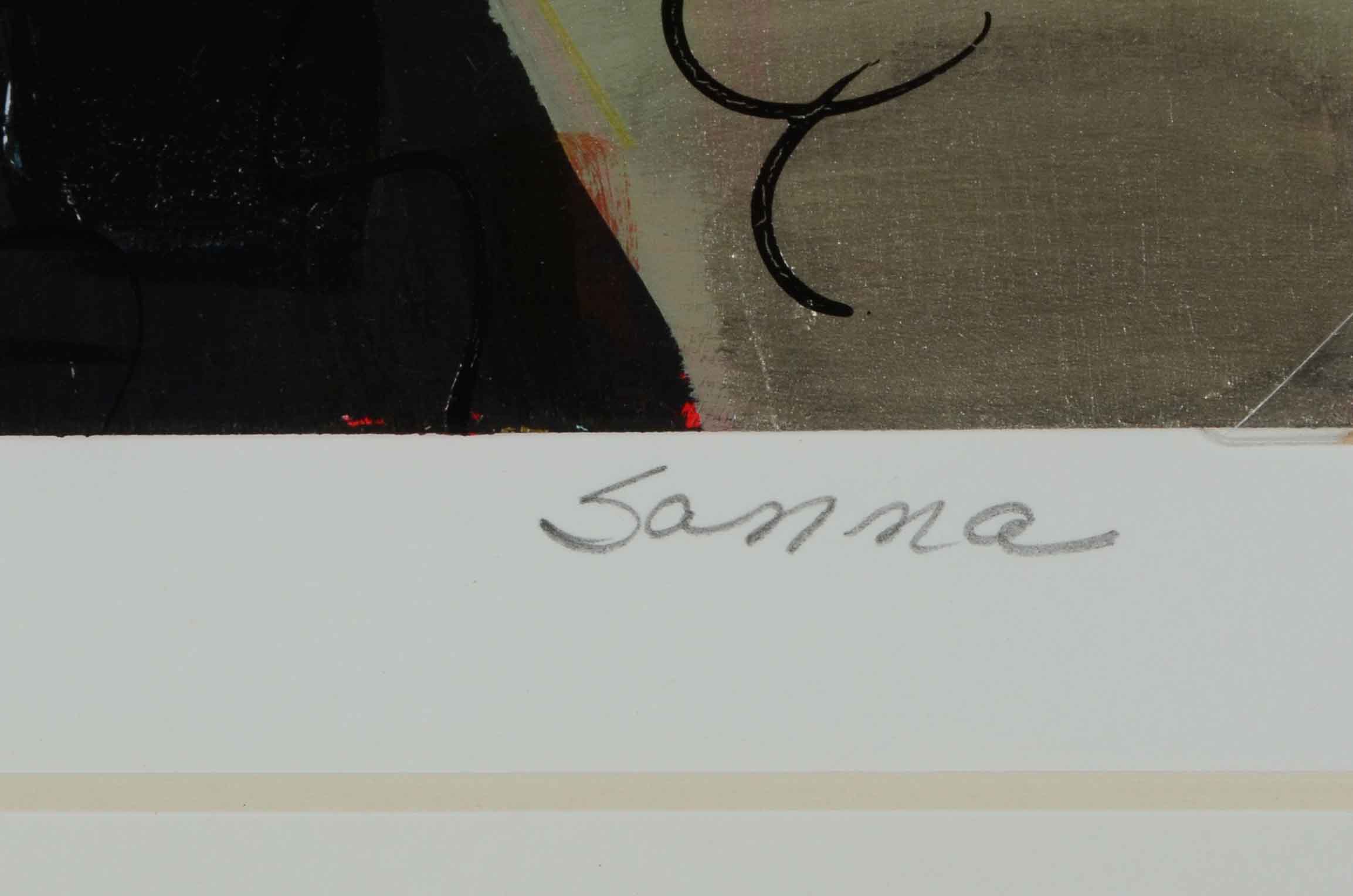 Sanna Original Acrylic Painting on Paper "The Return"