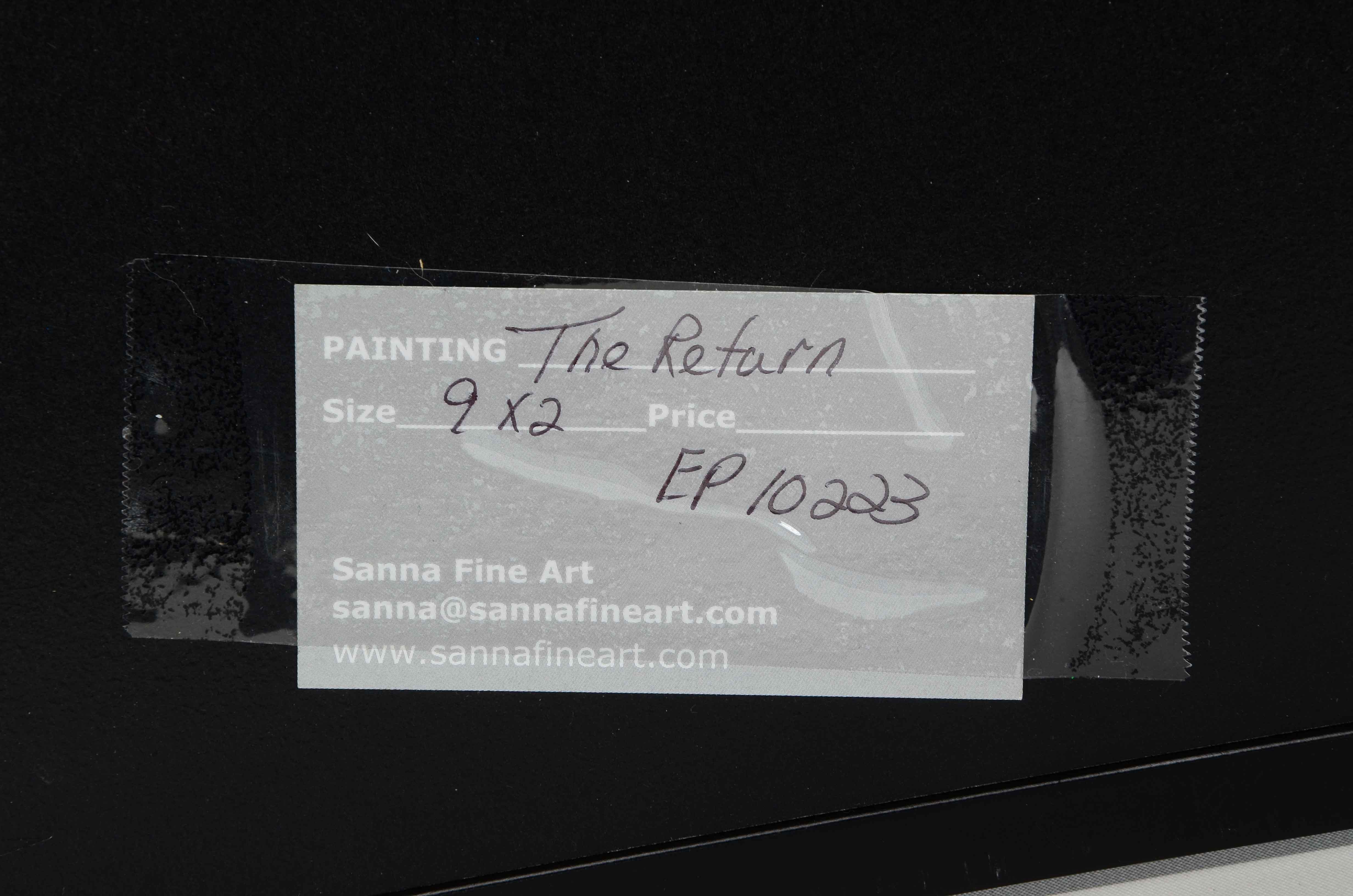 Sanna Original Acrylic Painting on Paper "The Return"