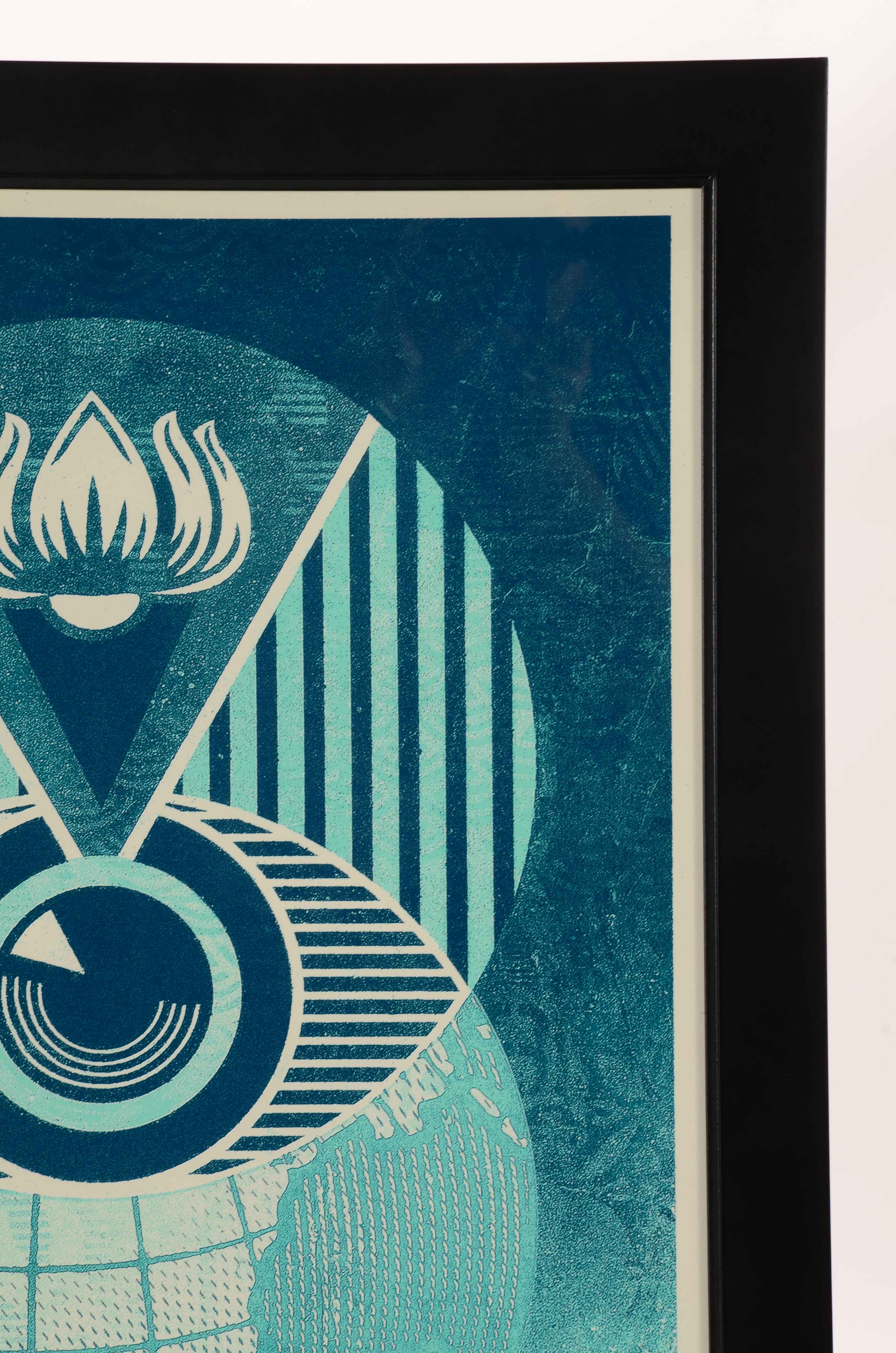 Shepard Fairey Limited Edition Offset Print "Flint Eye Alert"