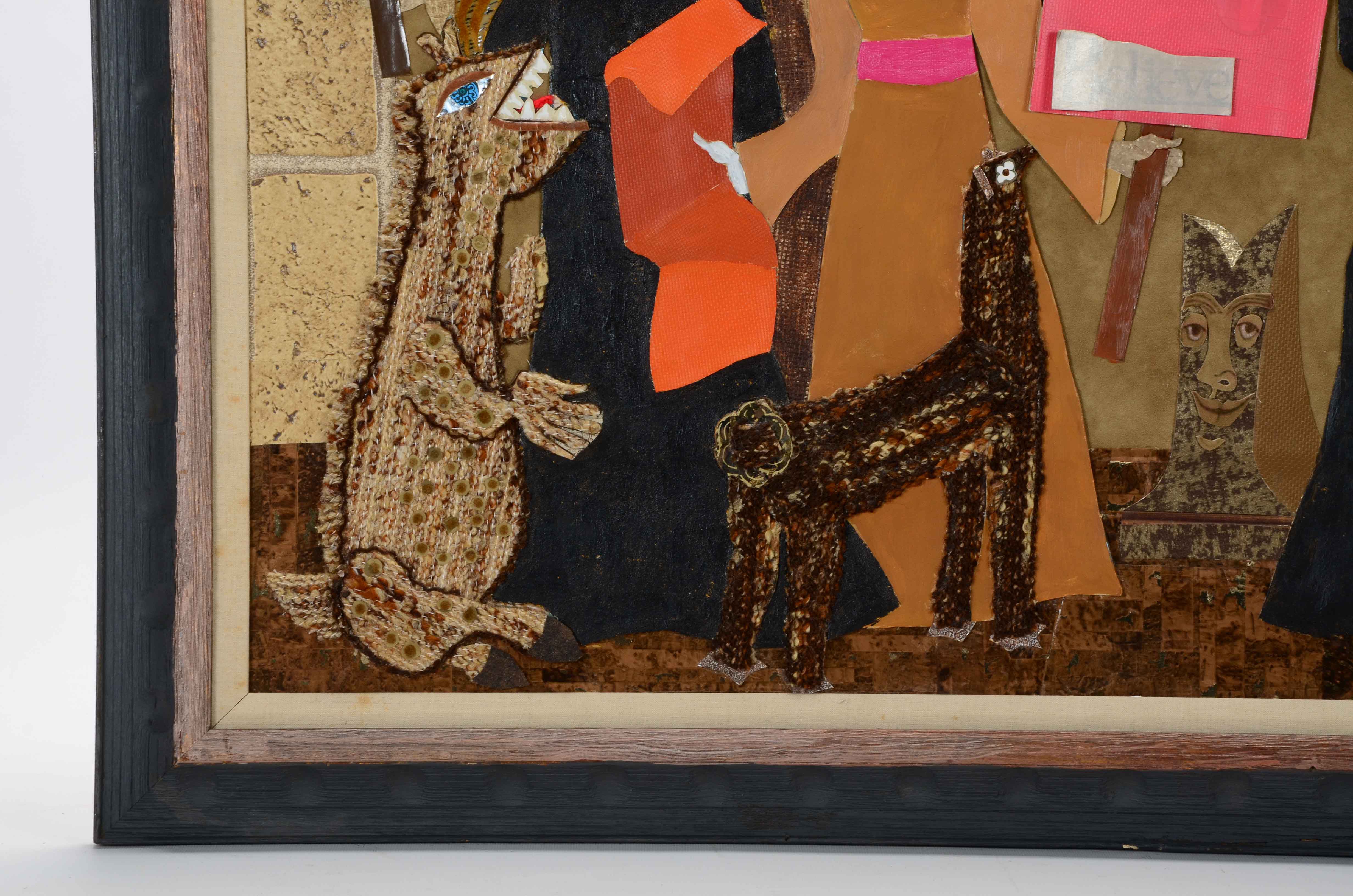 Evelyn Marx Mixed Media Collage "Love"