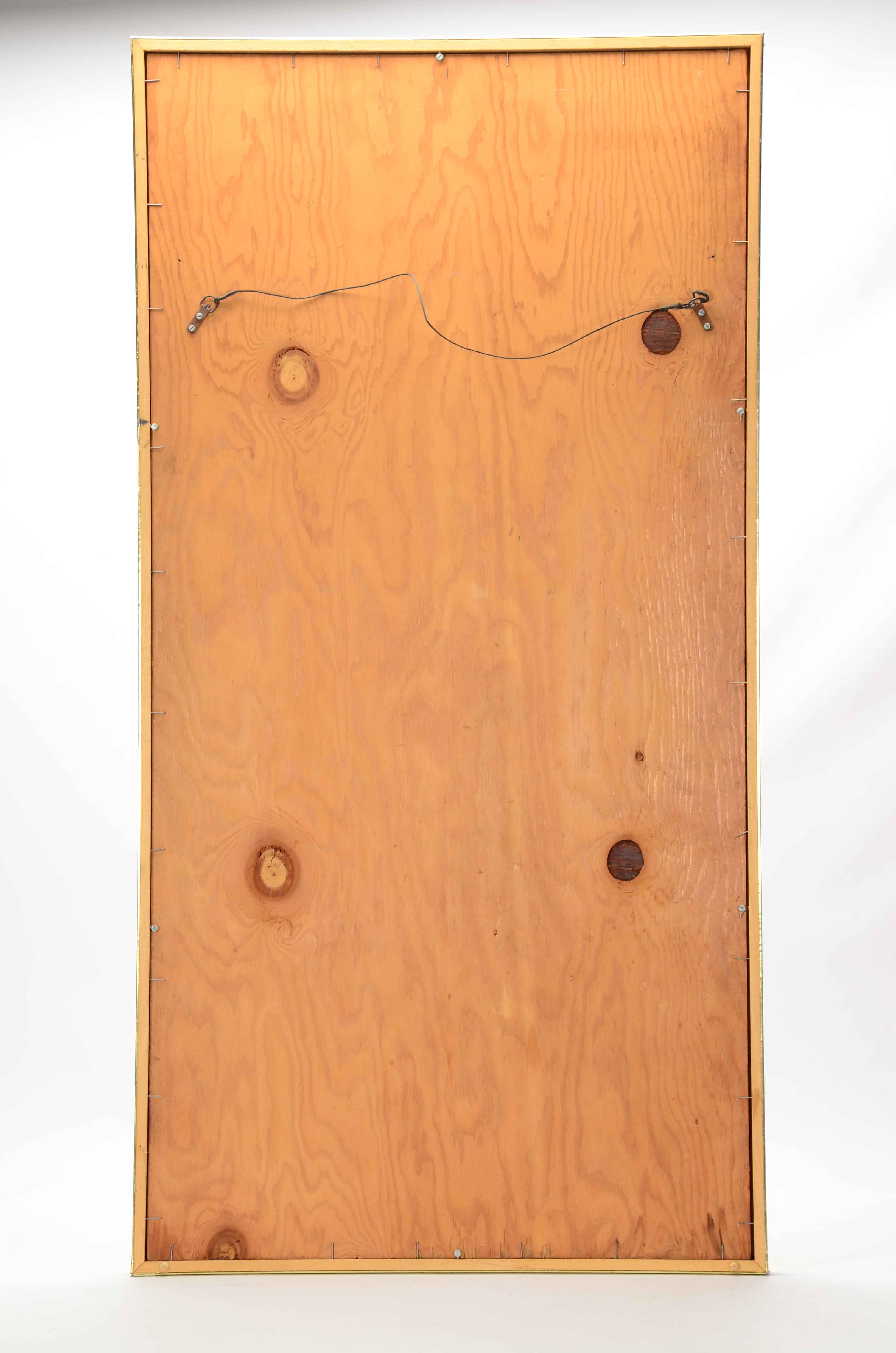 J. Keller Signed Abstract Assemblage on Board