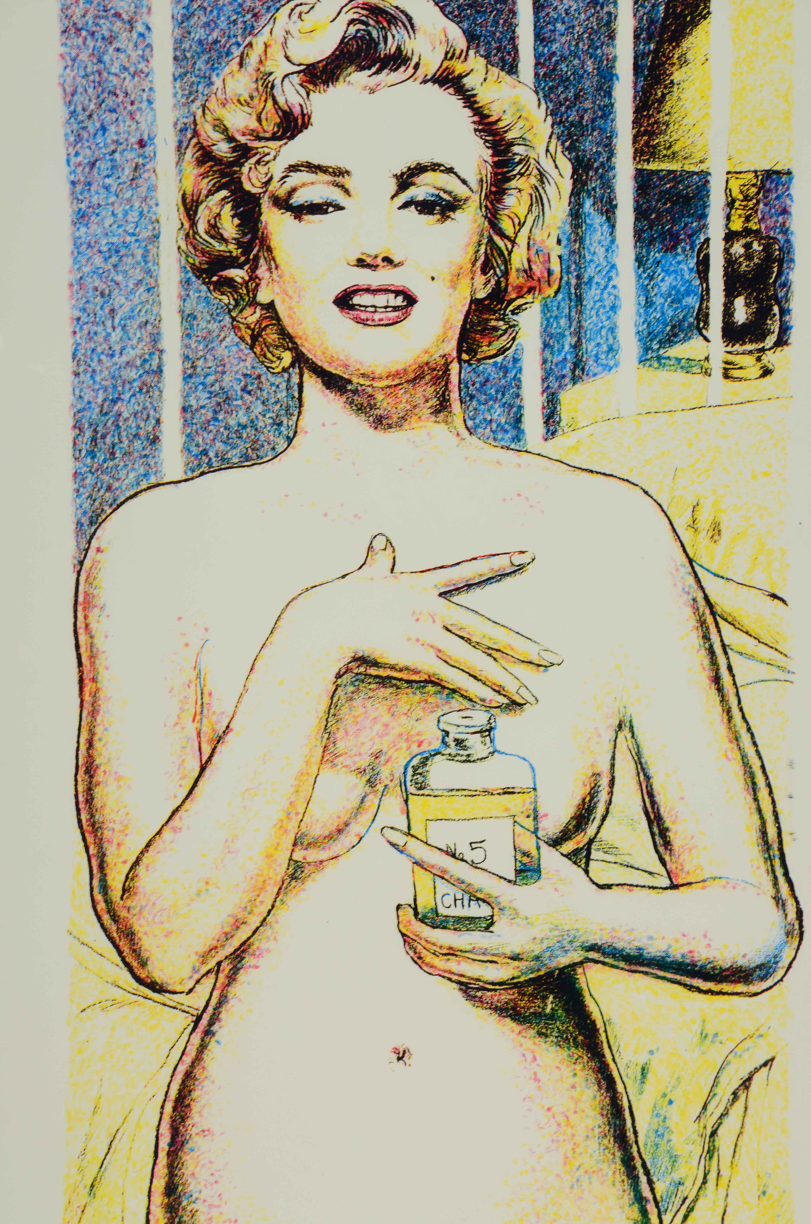 Tom Lohre Signed Limited Edition Serigraph of Marilyn Monroe