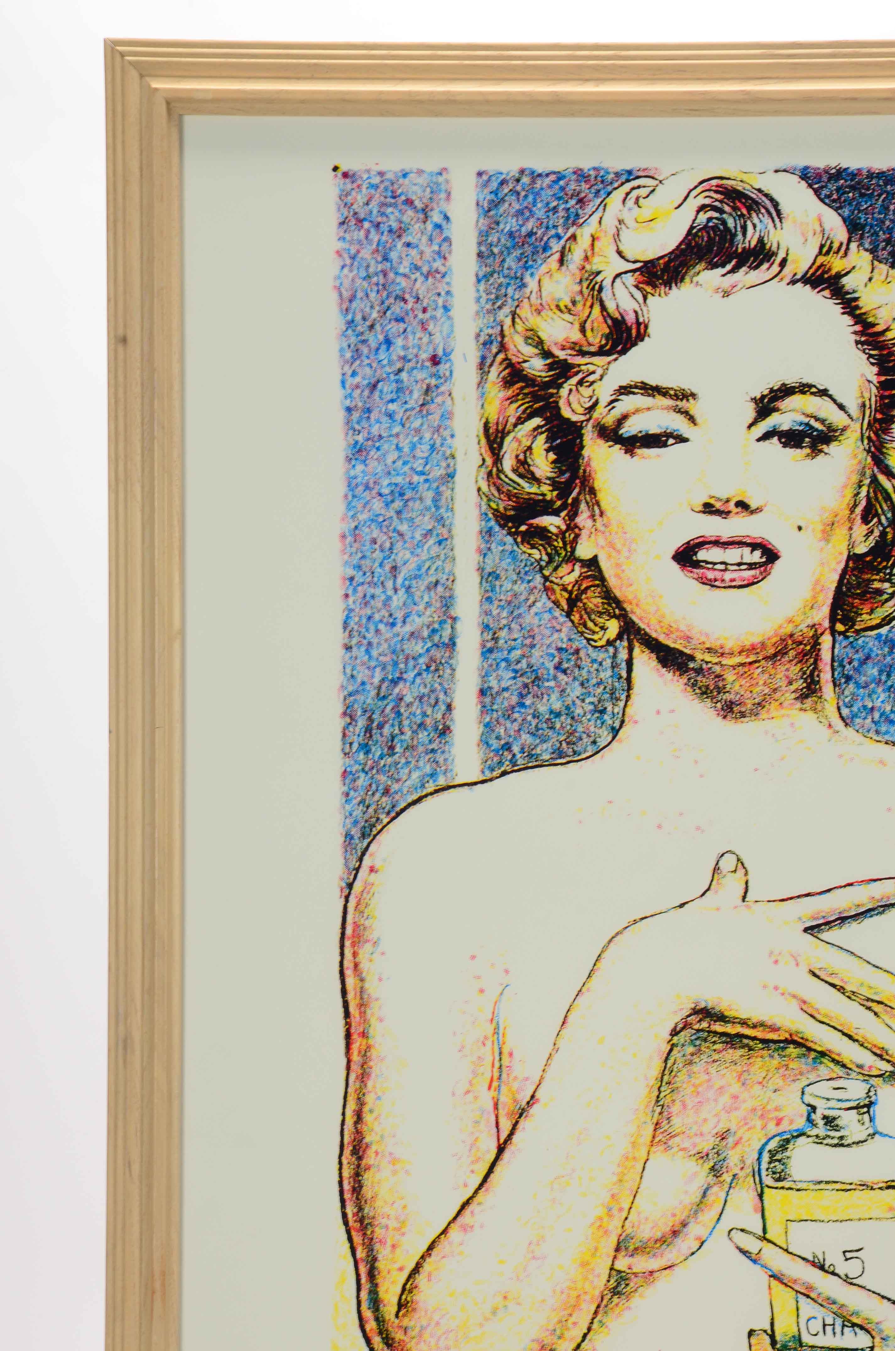 Tom Lohre Signed Limited Edition Serigraph of Marilyn Monroe