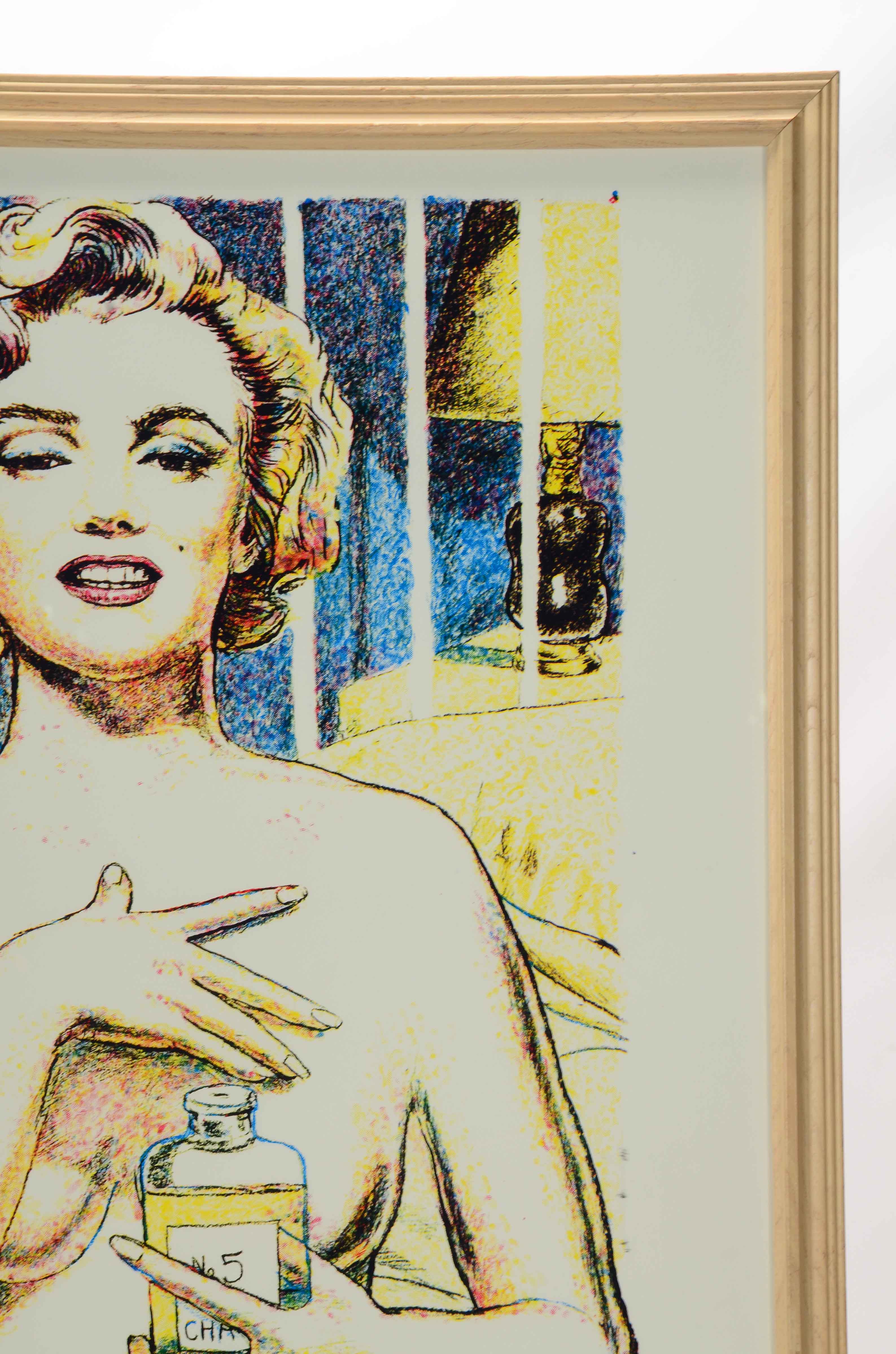Tom Lohre Signed Limited Edition Serigraph of Marilyn Monroe