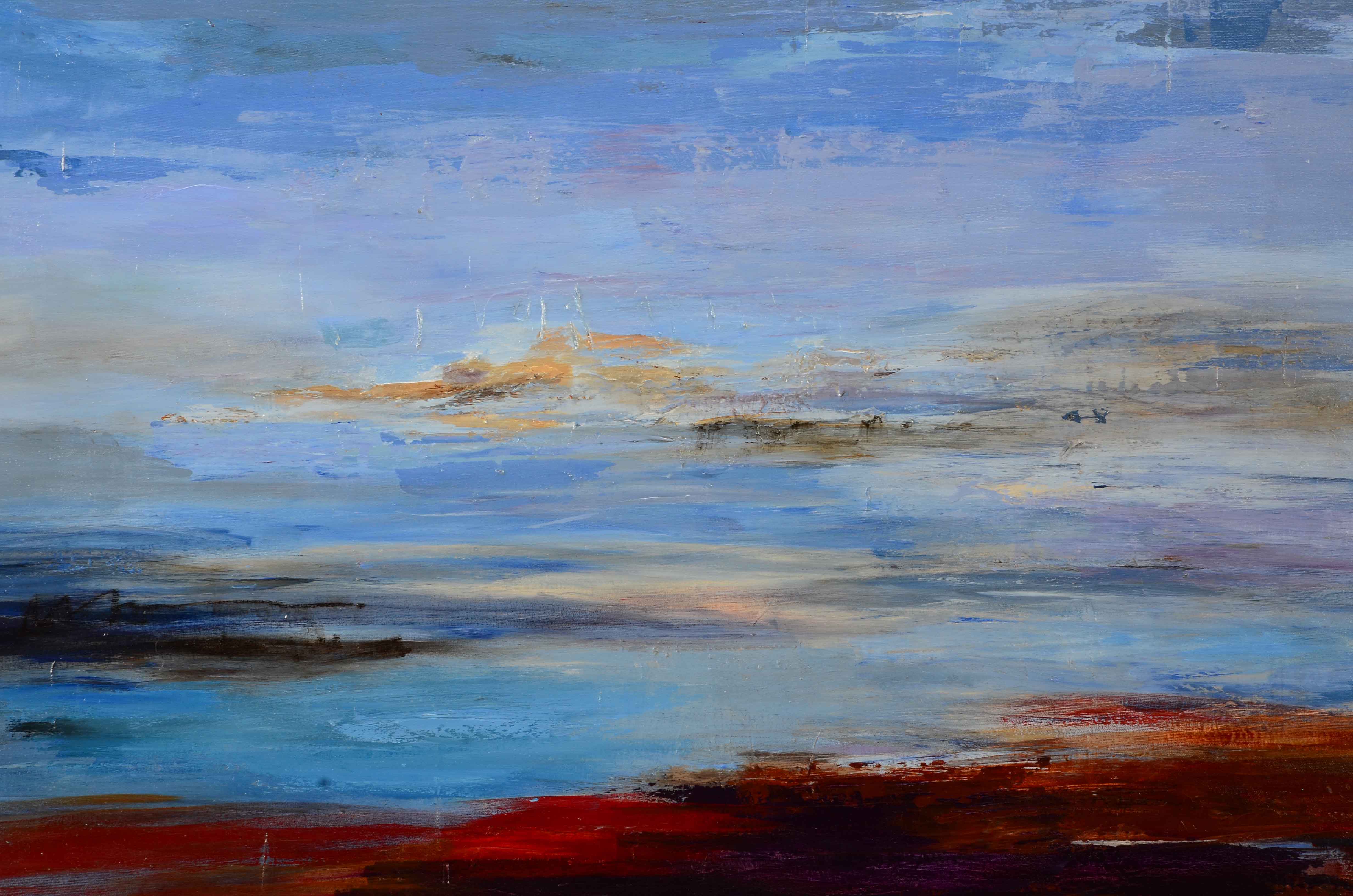 Lisa Schafer Original Acrylic Painting on Canvas "Shoreline"