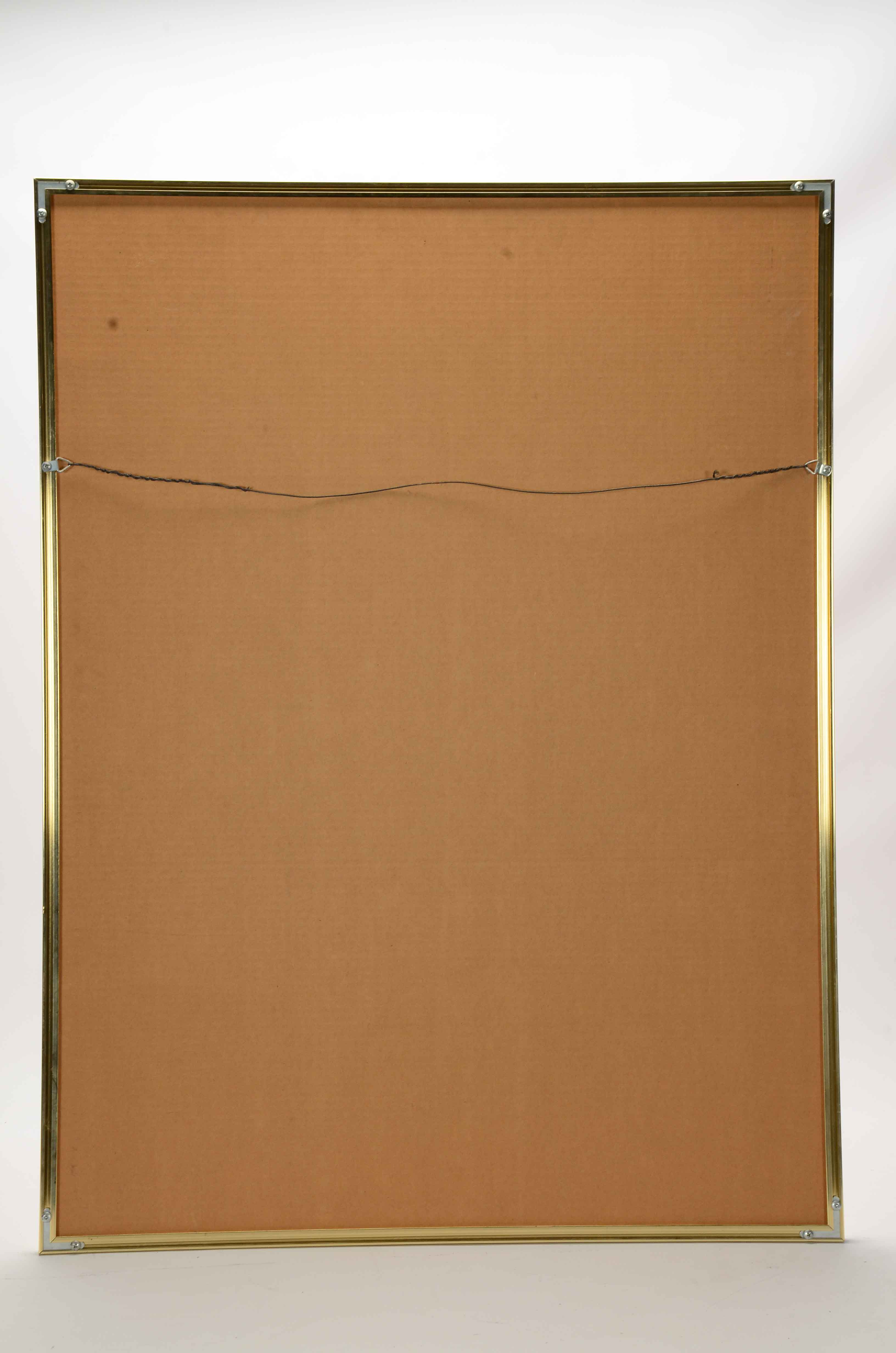 P. Chu Signed Serigraph of Poppies