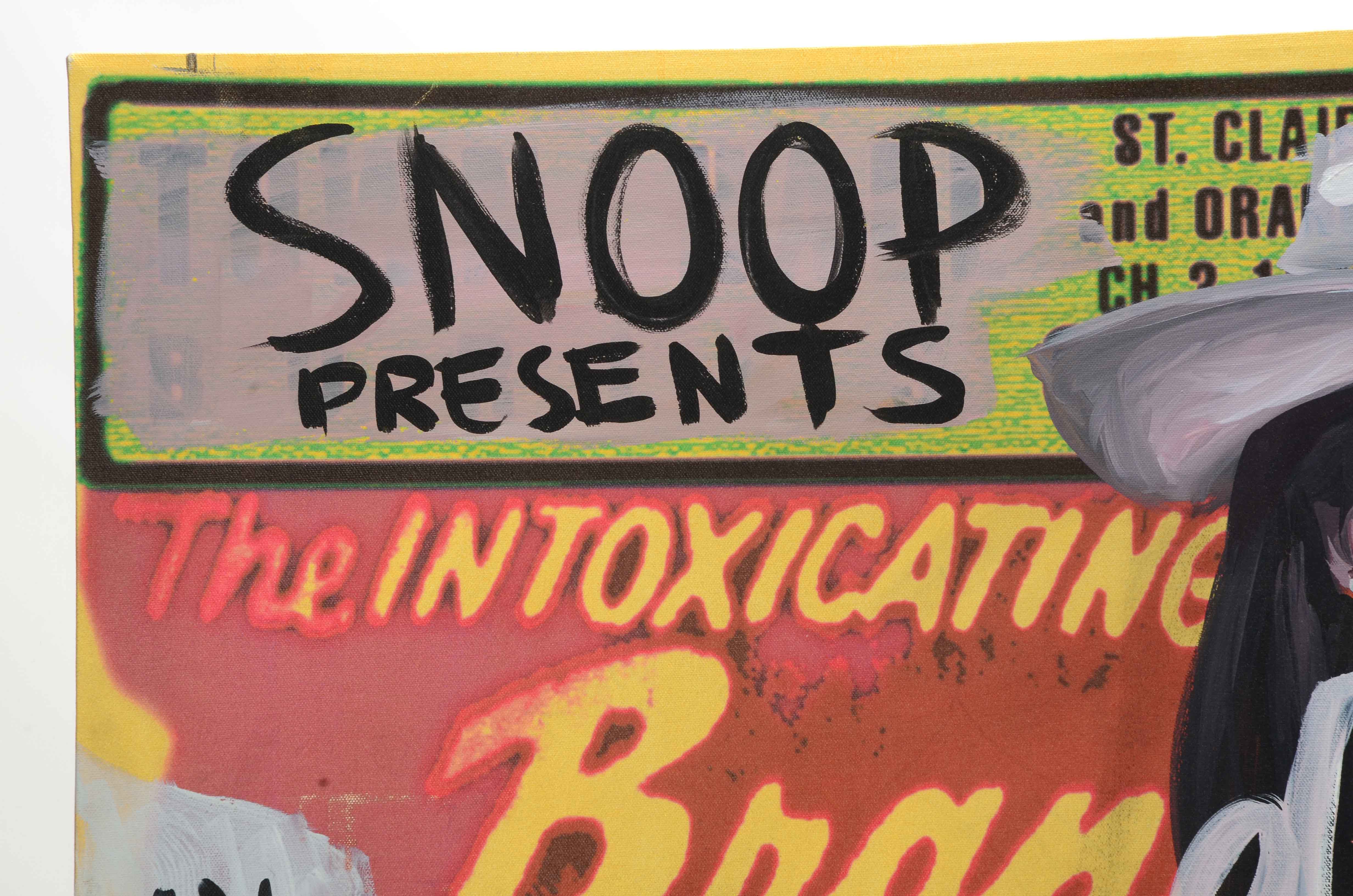 Paul Lewis and Andrew VanSickle Embellished Giclee "Brandy Martin Gone Wild"