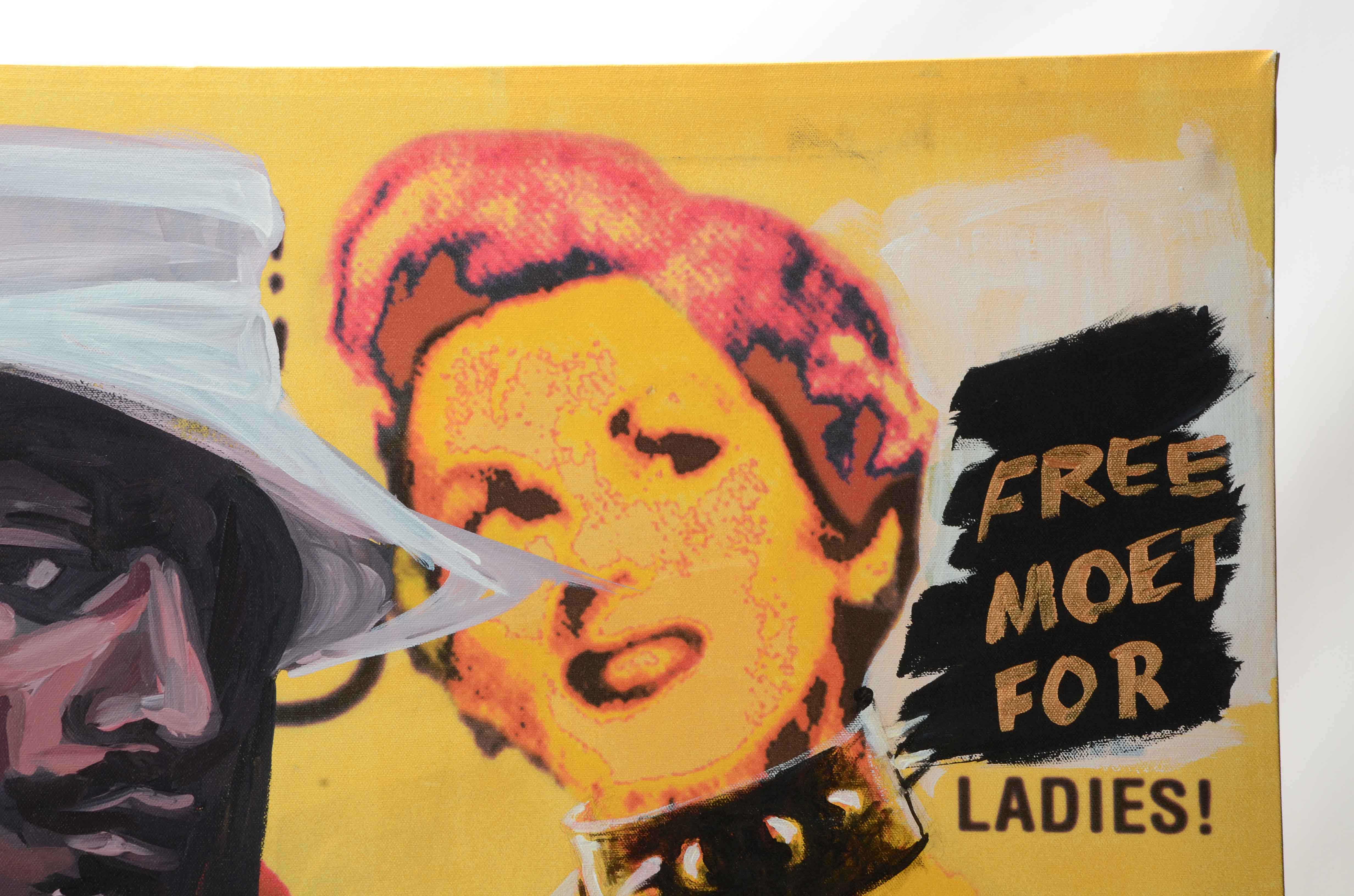 Paul Lewis and Andrew VanSickle Embellished Giclee "Brandy Martin Gone Wild"