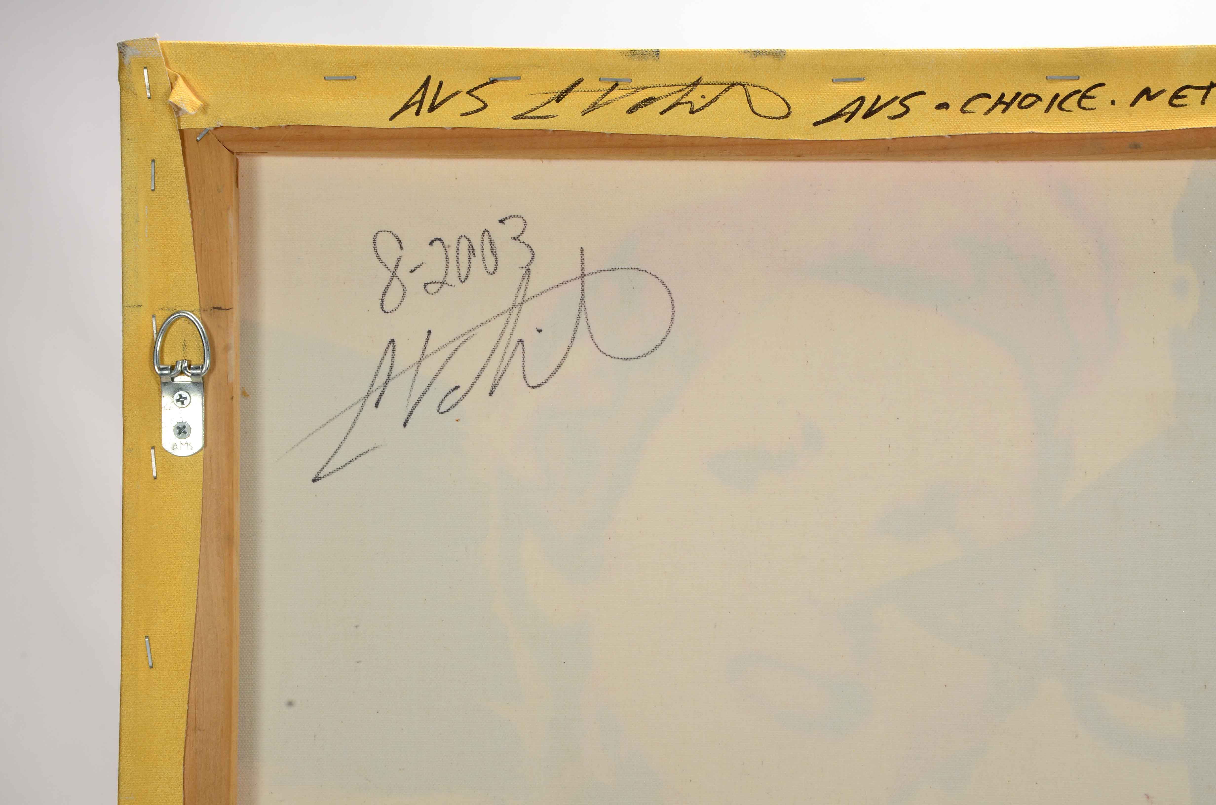 Paul Lewis and Andrew VanSickle Embellished Giclee "Brandy Martin Gone Wild"