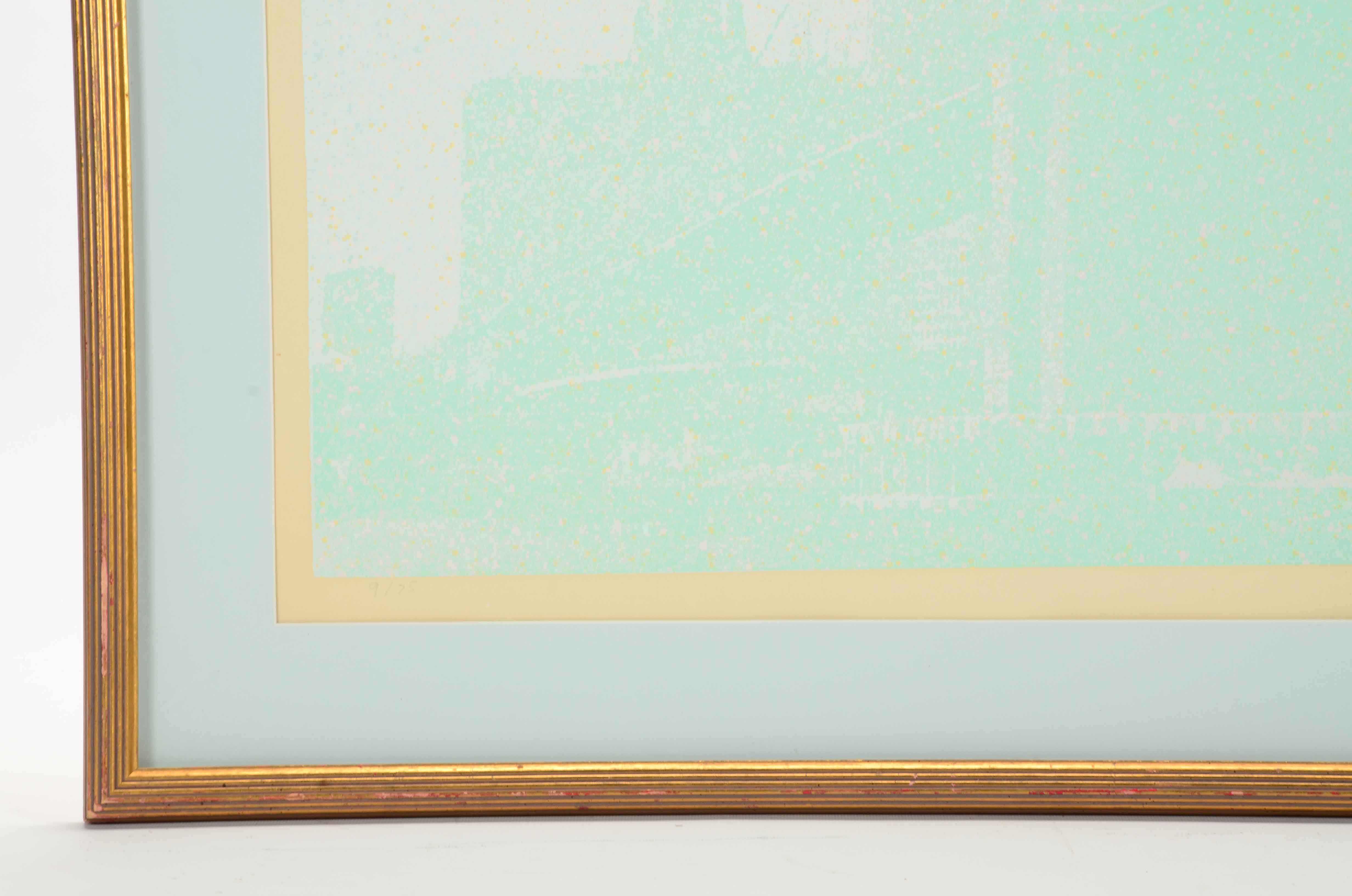 H.N. Han Signed Limited Edition Serigraph "Brooklyn Bridge"