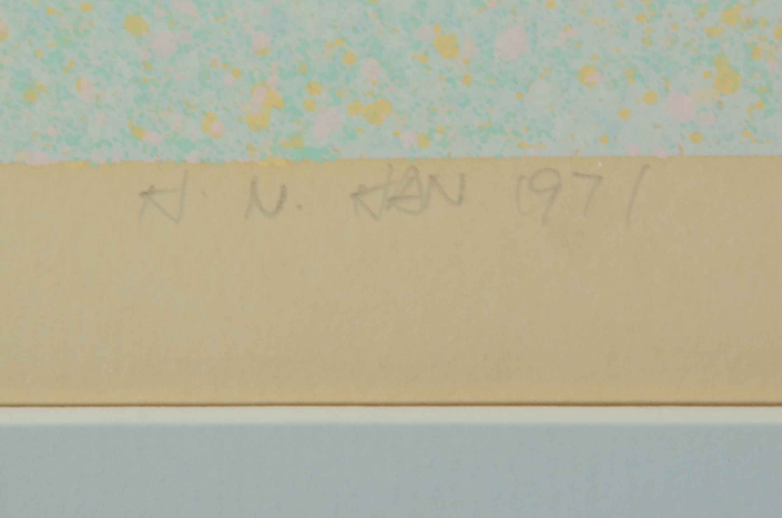 H.N. Han Signed Limited Edition Serigraph "Brooklyn Bridge"