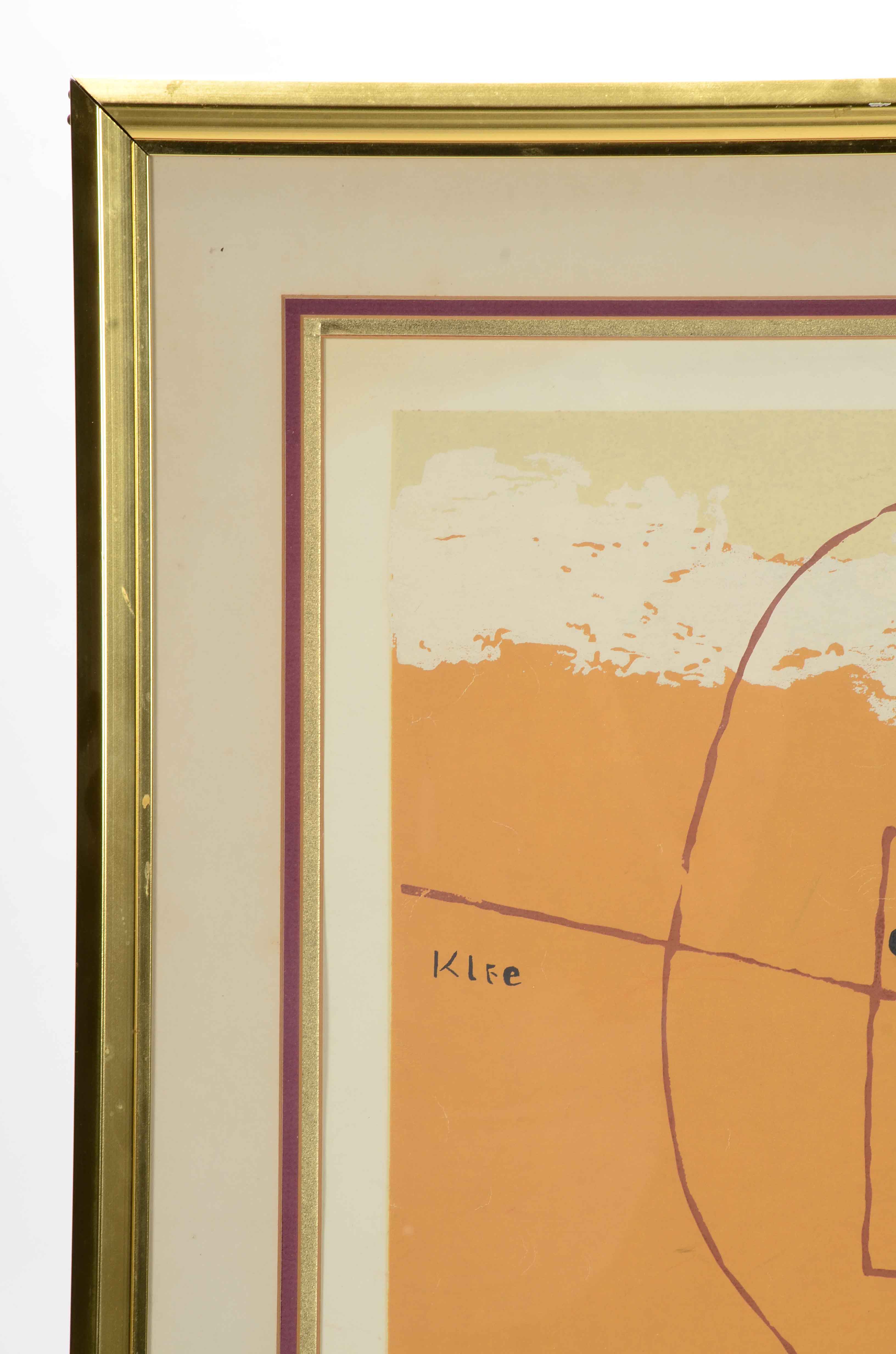 Paul Klee Serigraph Print after "Ein Verständiger"