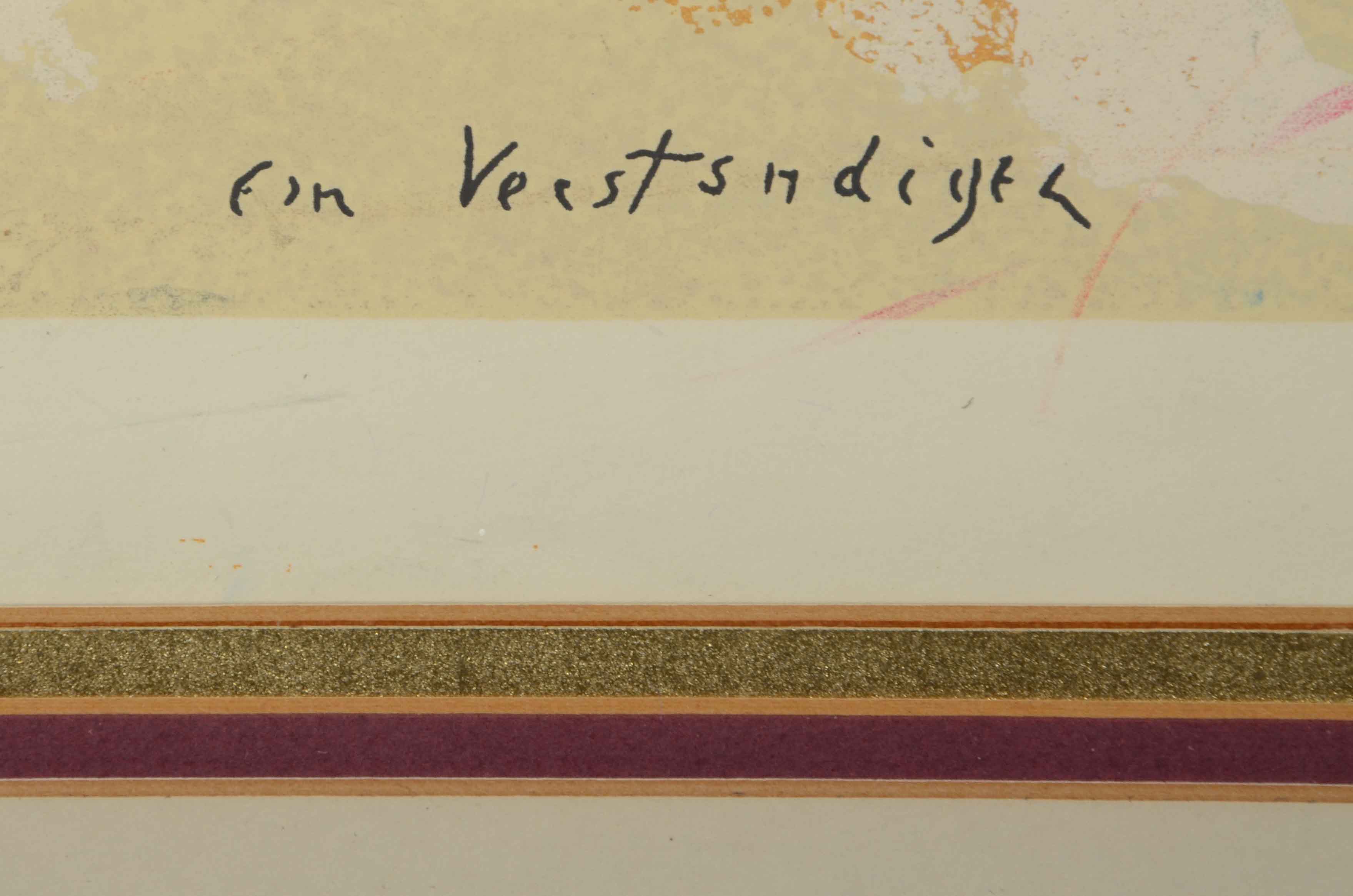 Paul Klee Serigraph Print after "Ein Verständiger"