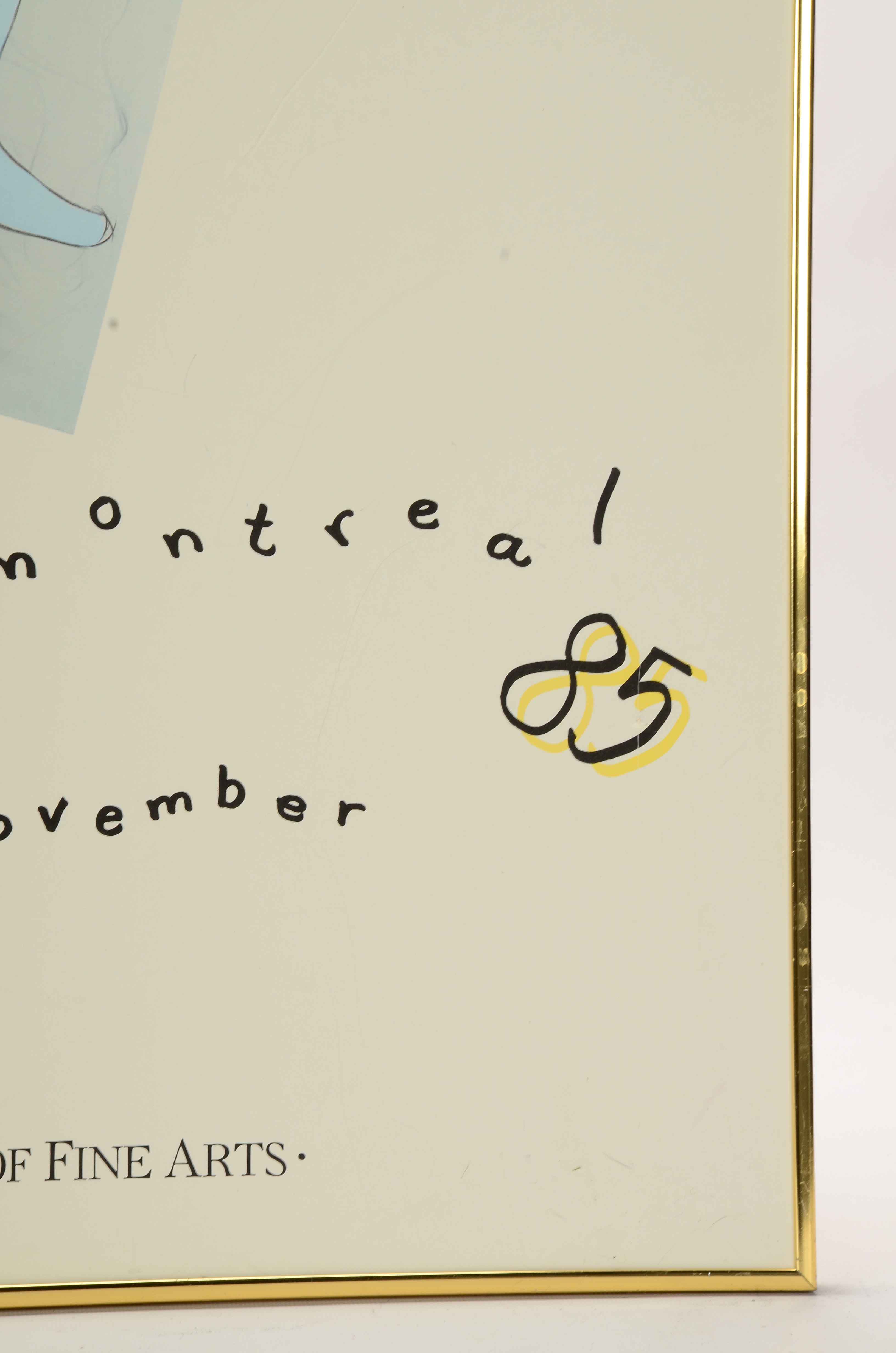 Vintage Offset Lithograph Pablo Picasso Exhibition Poster