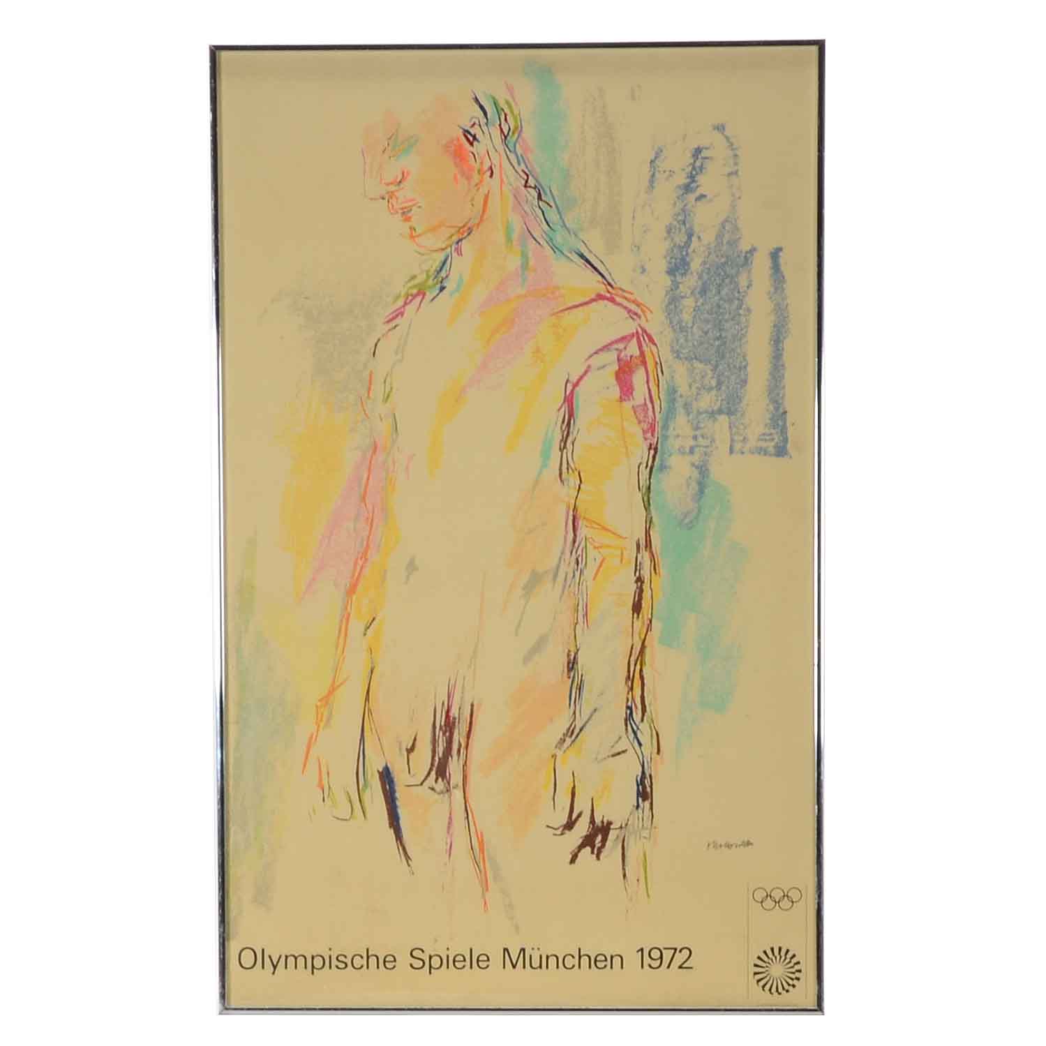 Olympische Spiele Munchen 1972 Poster