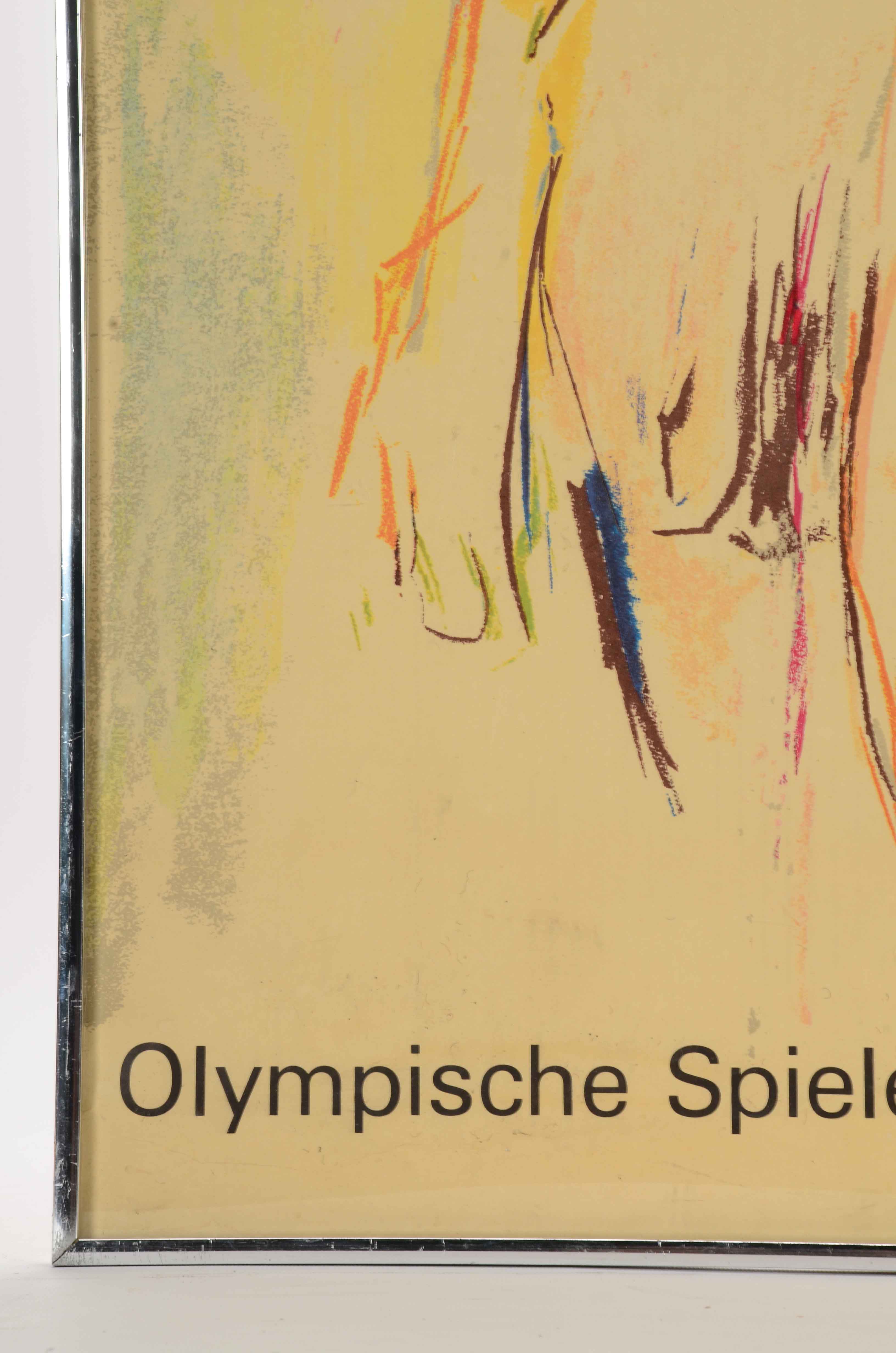 Olympische Spiele Munchen 1972 Poster
