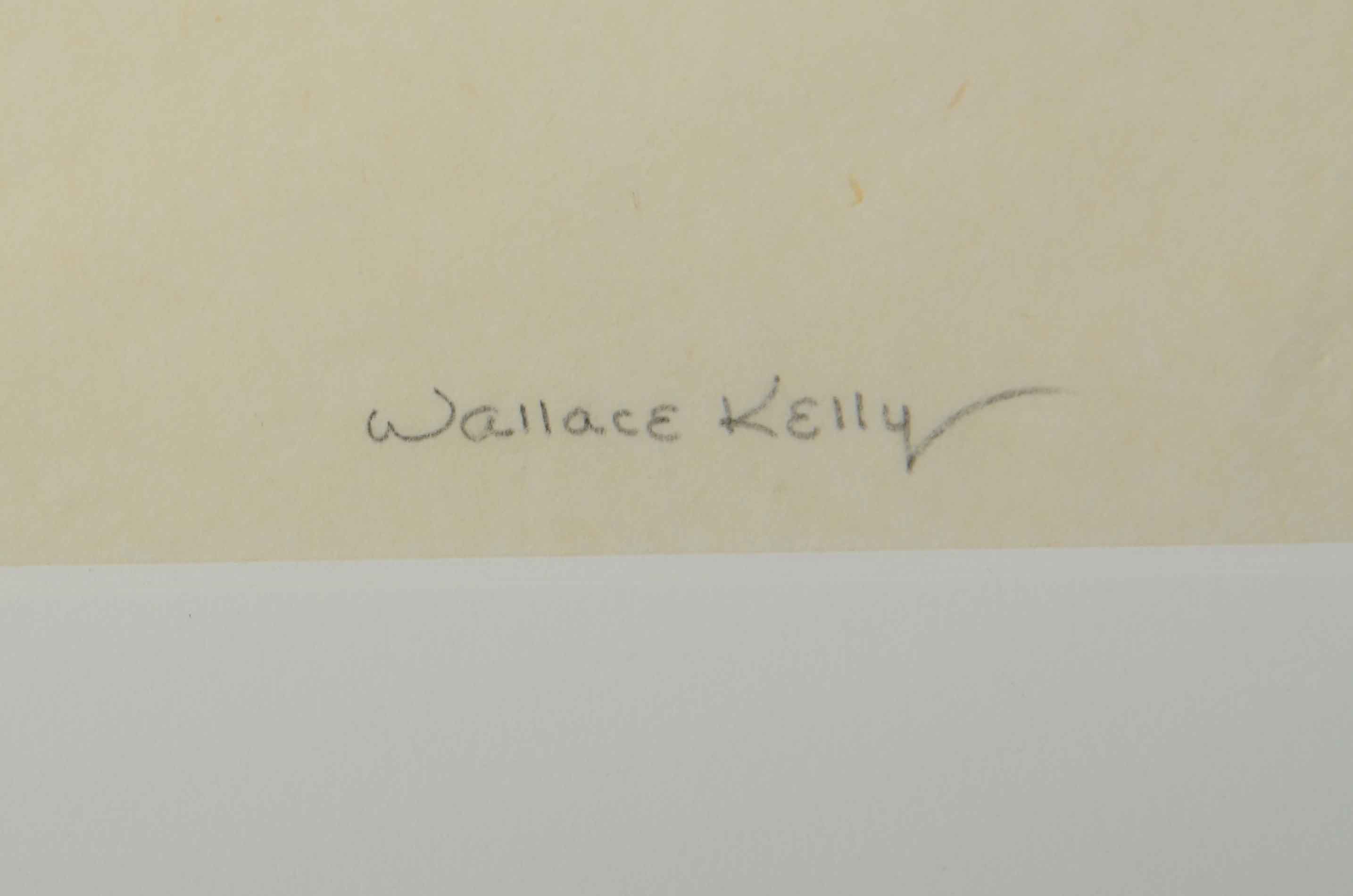 Wallace Kelly Signed Cubist Serigraph "5 Bores - 1 Bored"