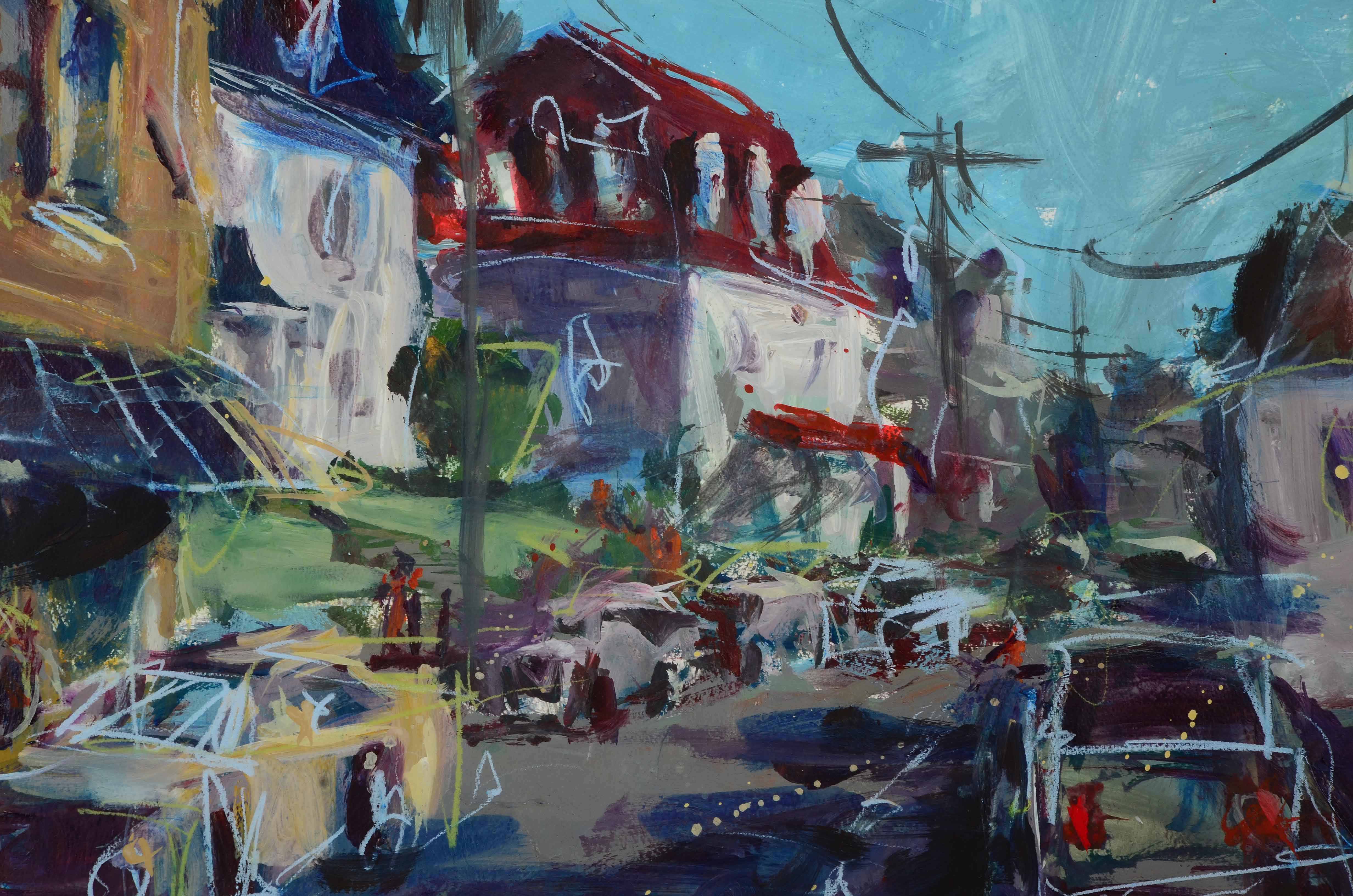 Robert Joyner Original Mixed Media Painting on Paper