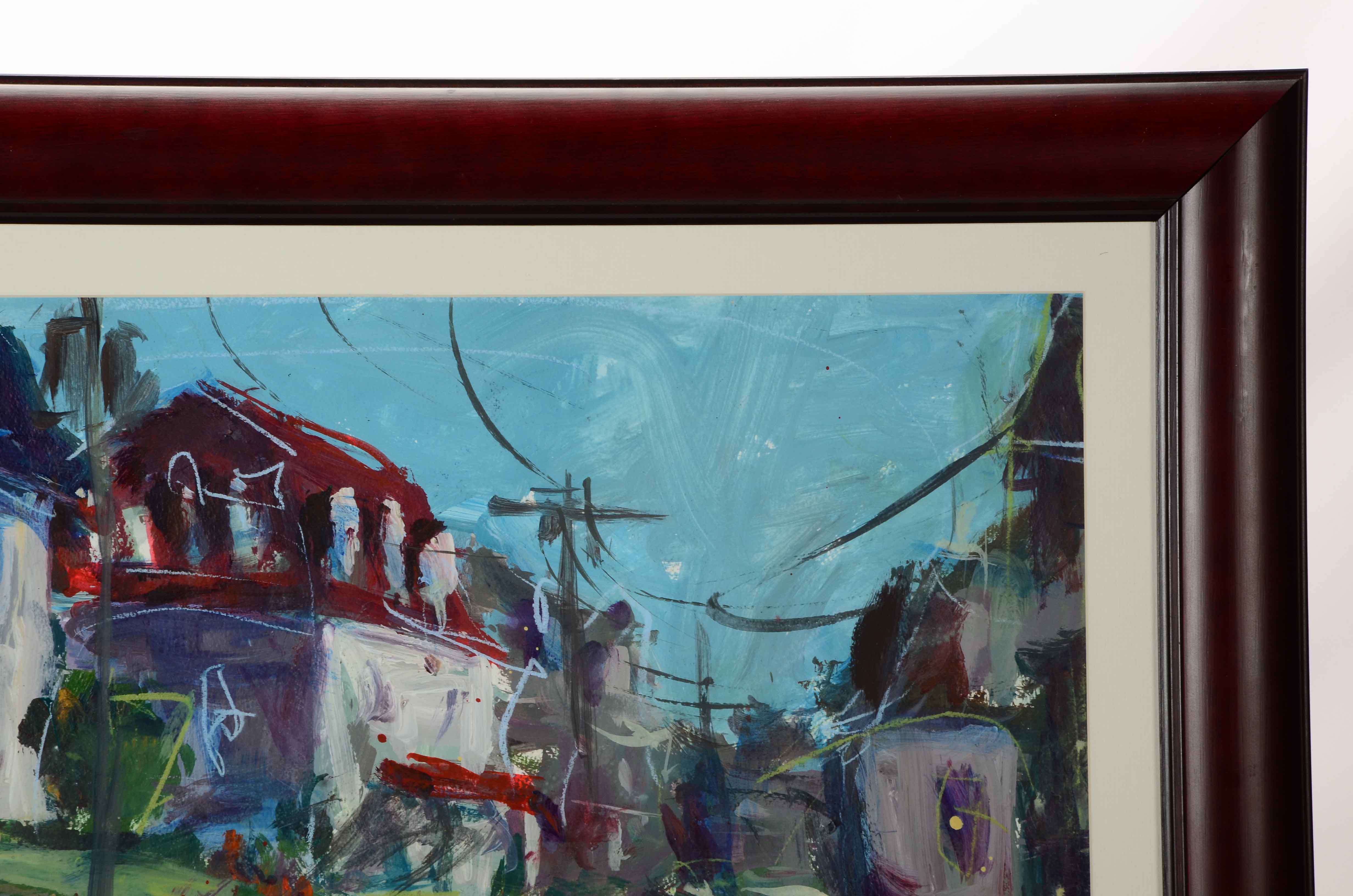 Robert Joyner Original Mixed Media Painting on Paper