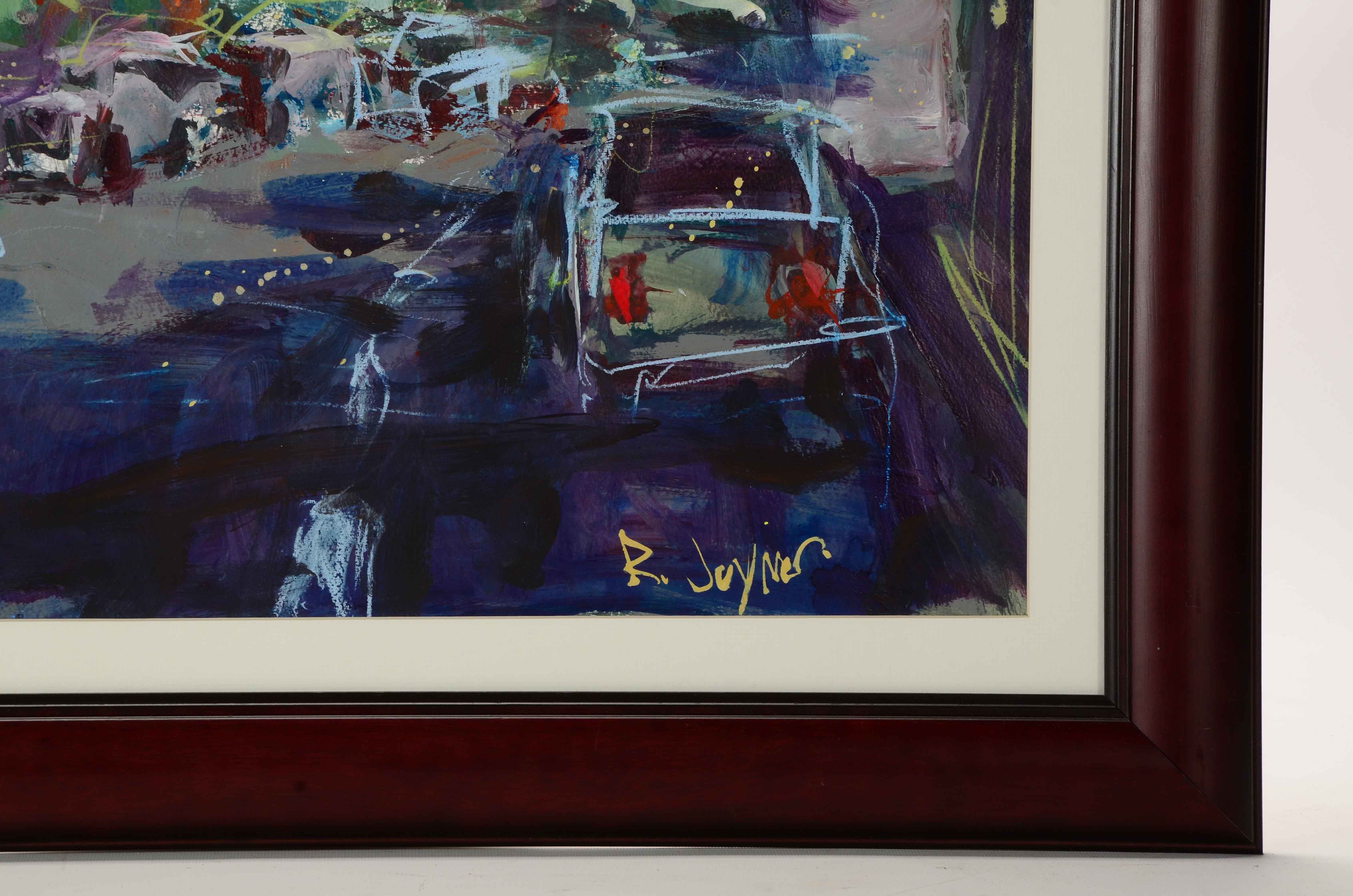 Robert Joyner Original Mixed Media Painting on Paper