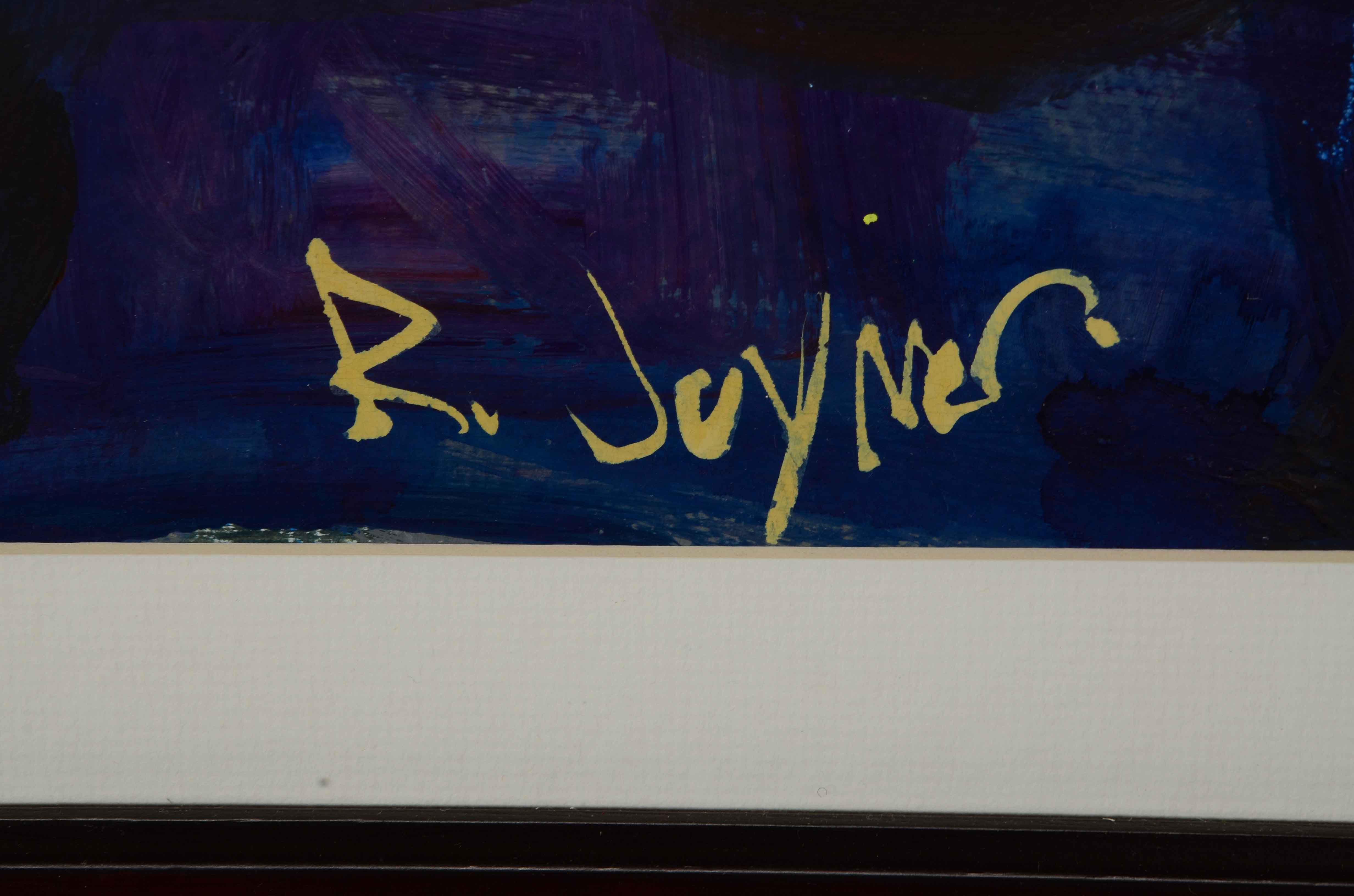 Robert Joyner Original Mixed Media Painting on Paper