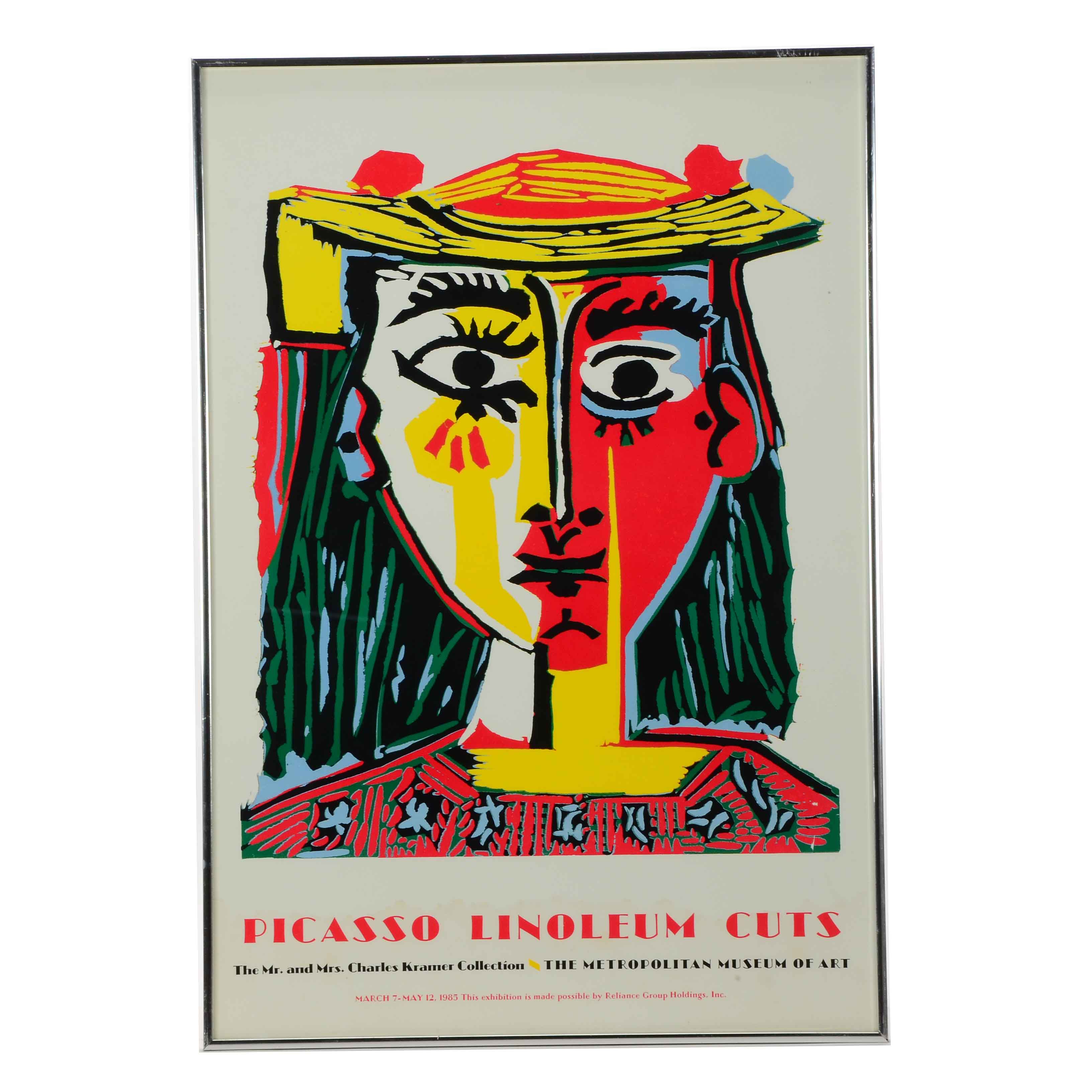 Exhibition Poster for "Picasso Linoleum Cuts" at The Metropolitan Museum of Art