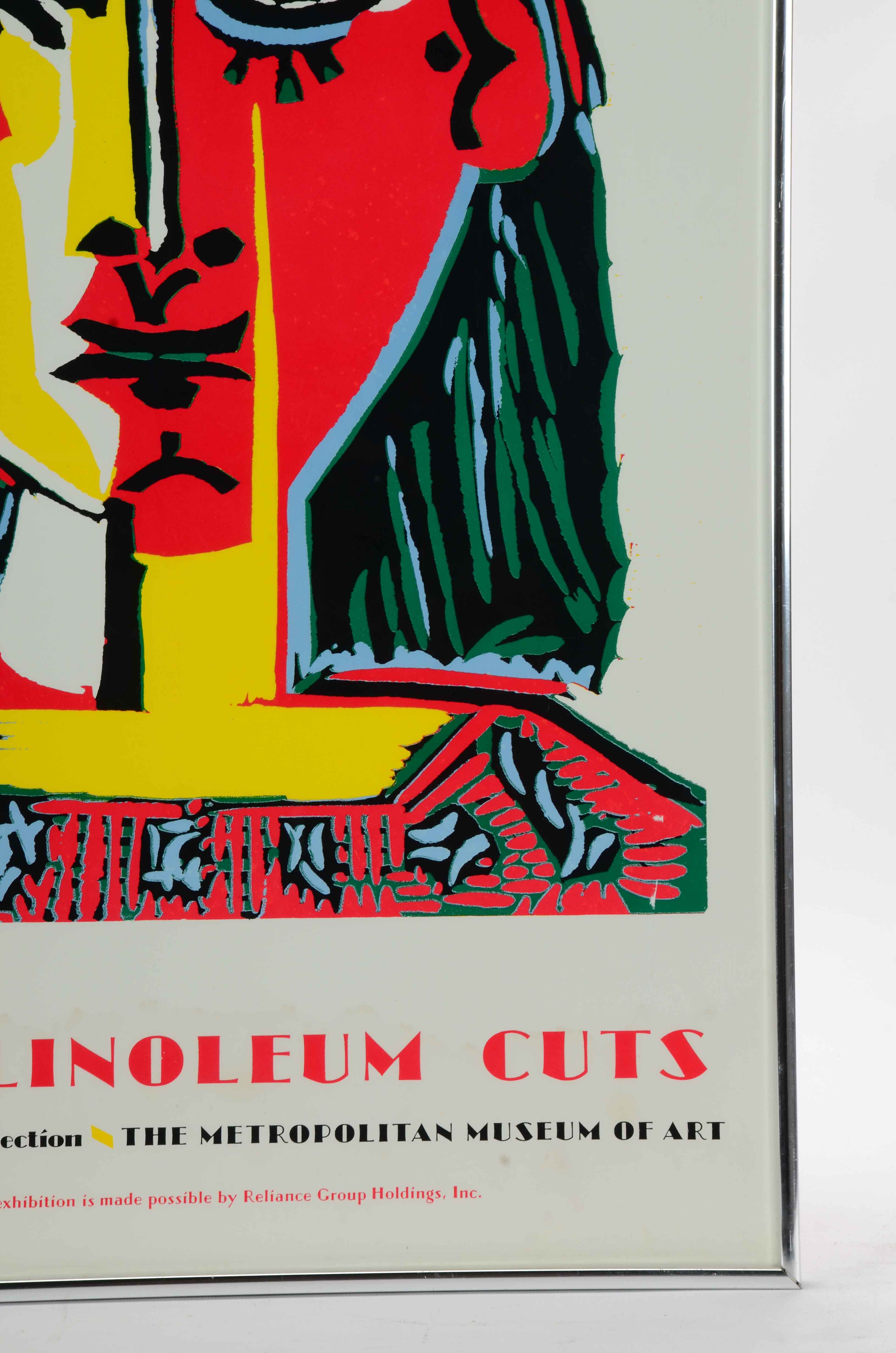 Exhibition Poster for "Picasso Linoleum Cuts" at The Metropolitan Museum of Art