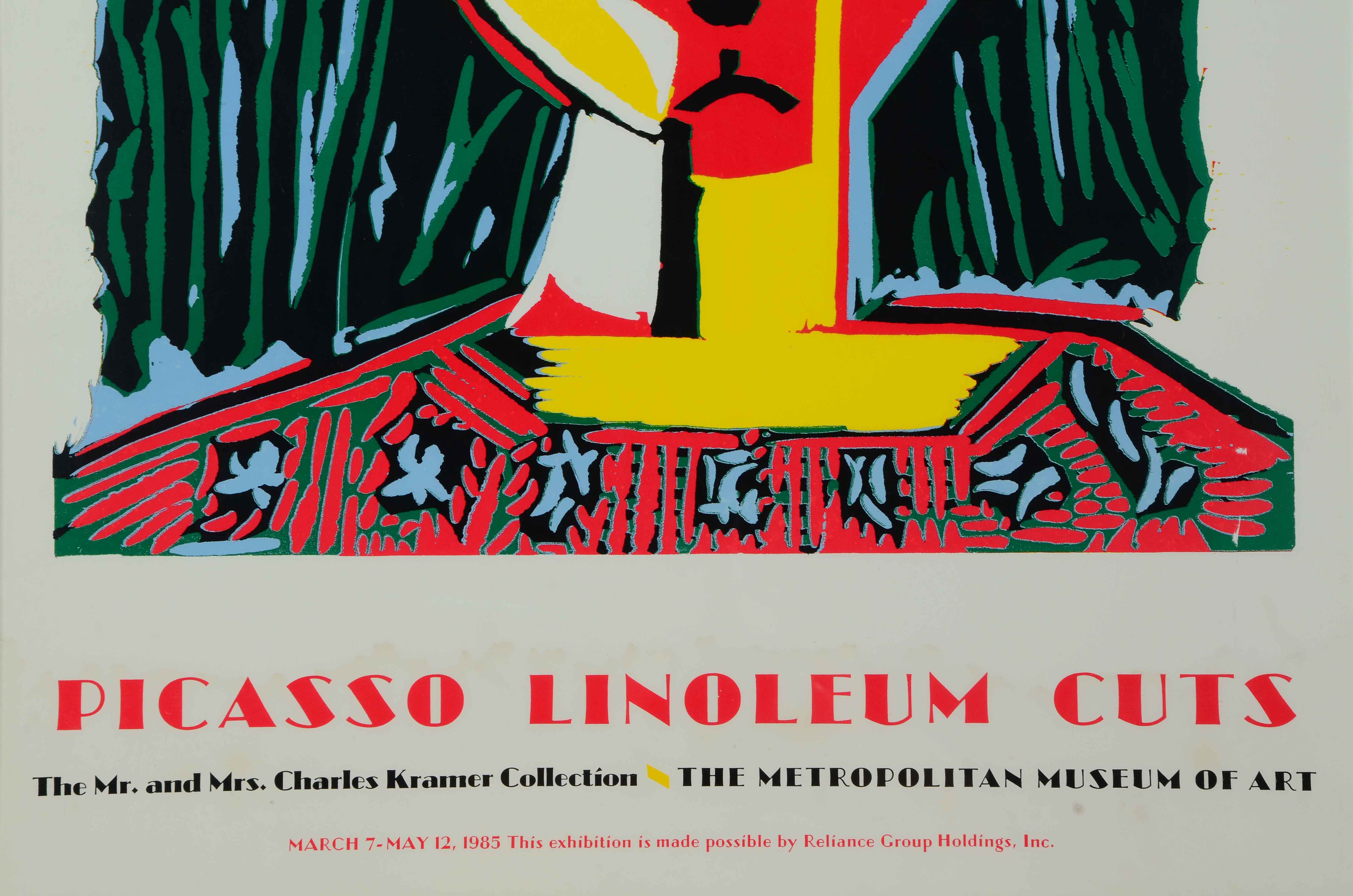 Exhibition Poster for "Picasso Linoleum Cuts" at The Metropolitan Museum of Art