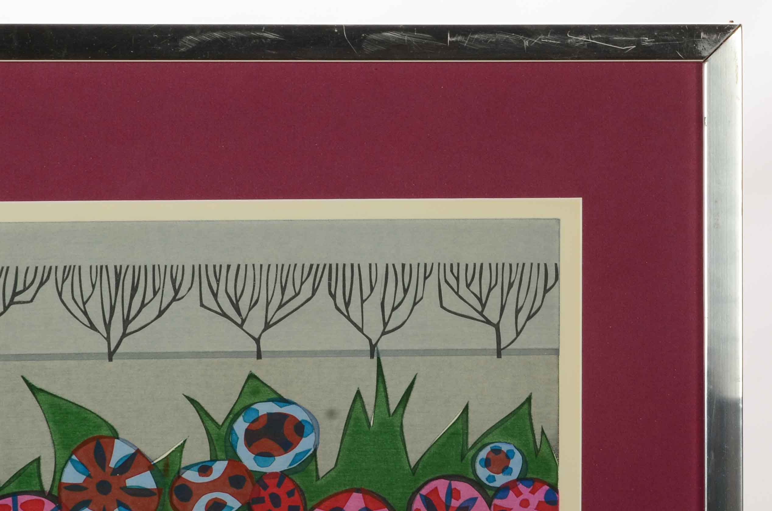 John Nartker Signed Limited Edition Serigraph "Posie Patch"