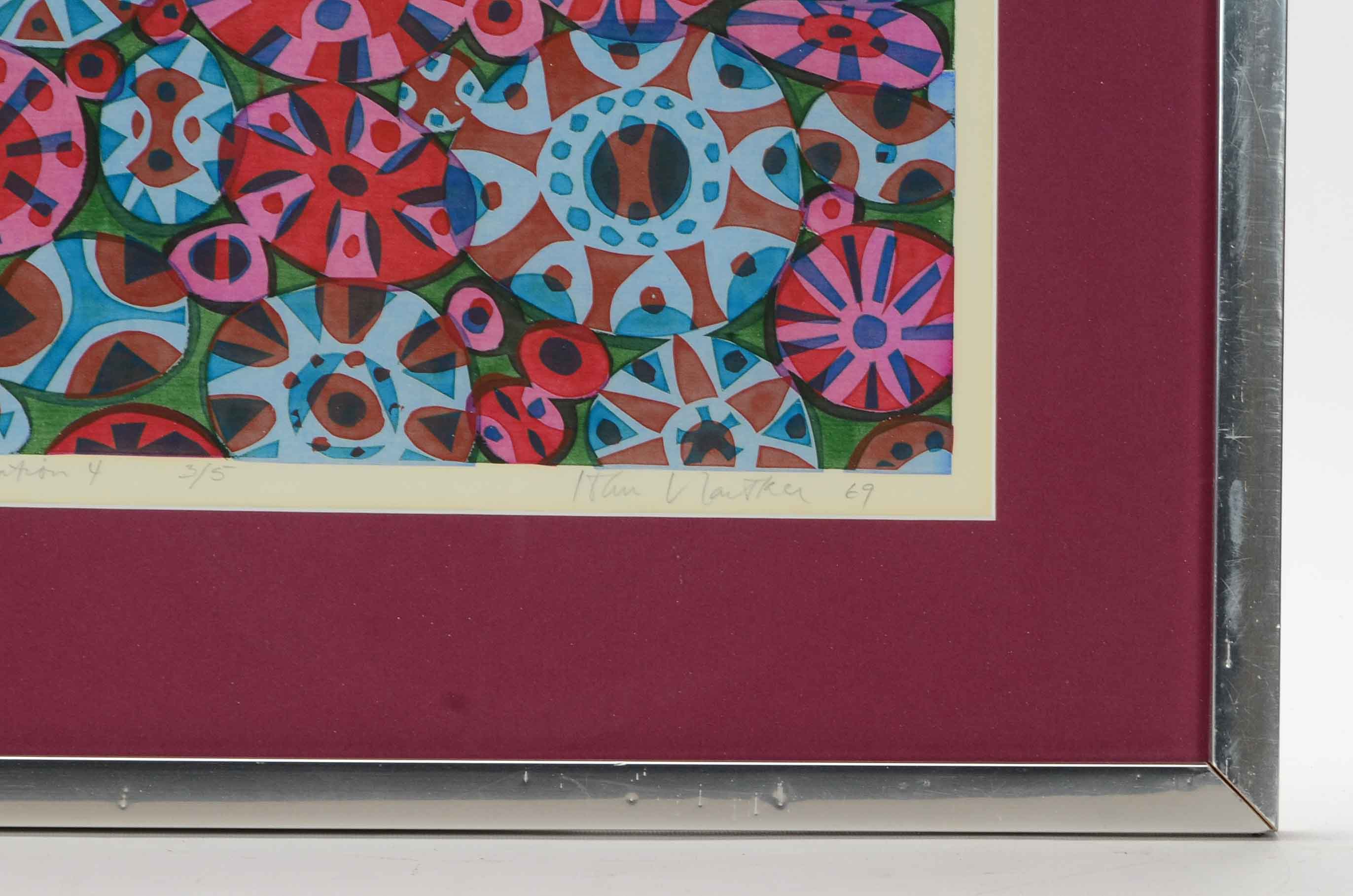 John Nartker Signed Limited Edition Serigraph "Posie Patch"