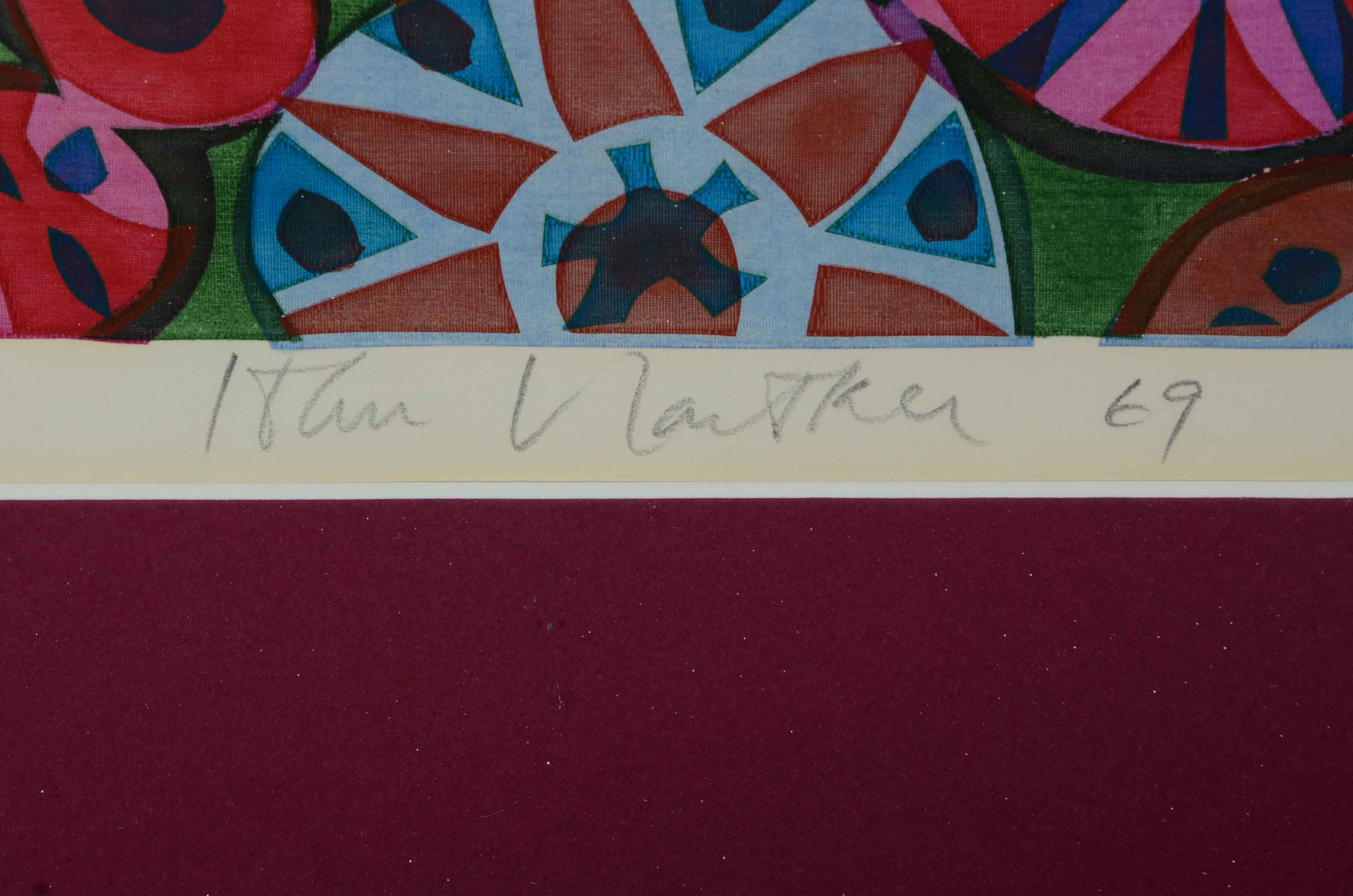 John Nartker Signed Limited Edition Serigraph "Posie Patch"