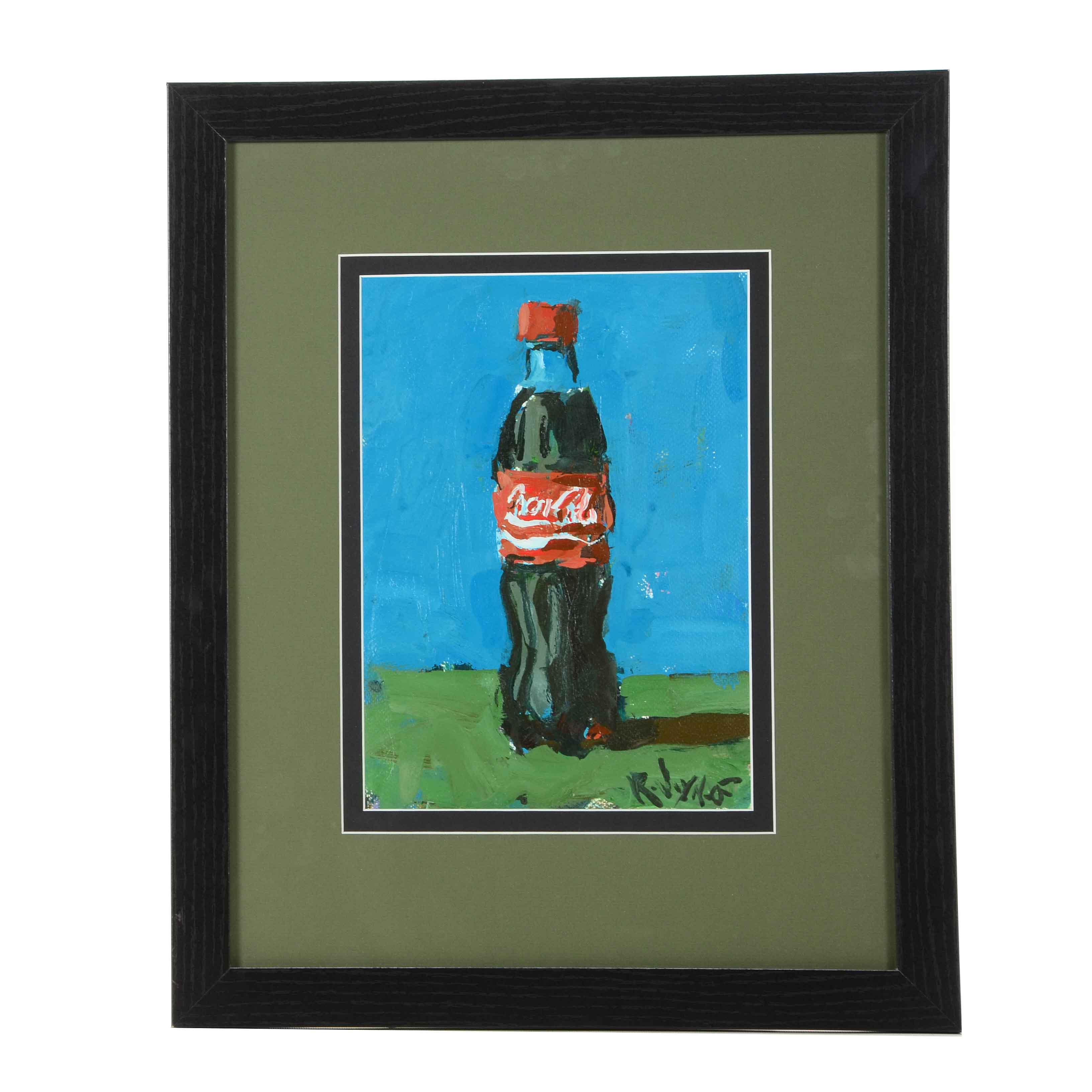 Robert Joyner Original Acrylic Painting on Paper