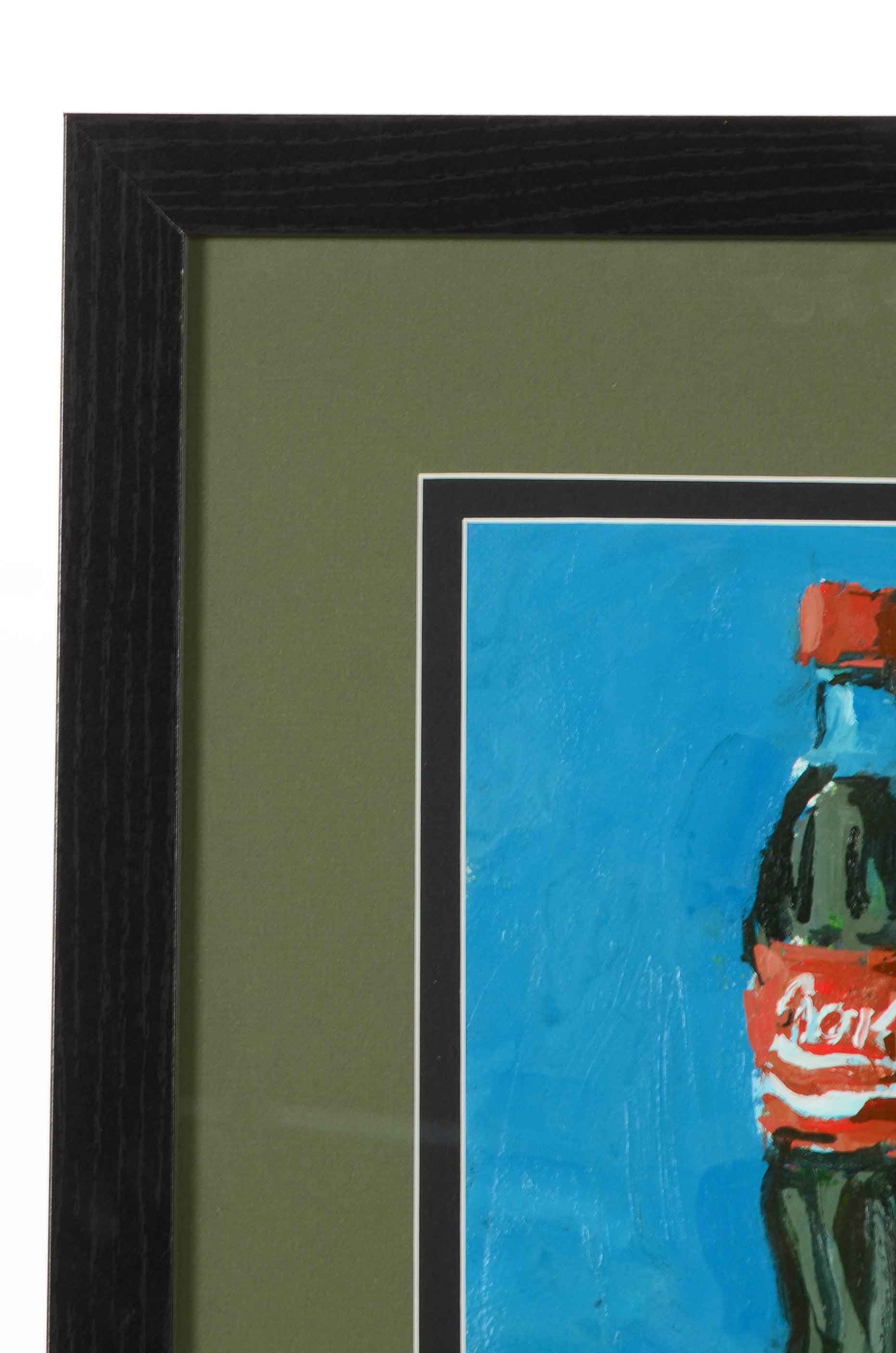 Robert Joyner Original Acrylic Painting on Paper