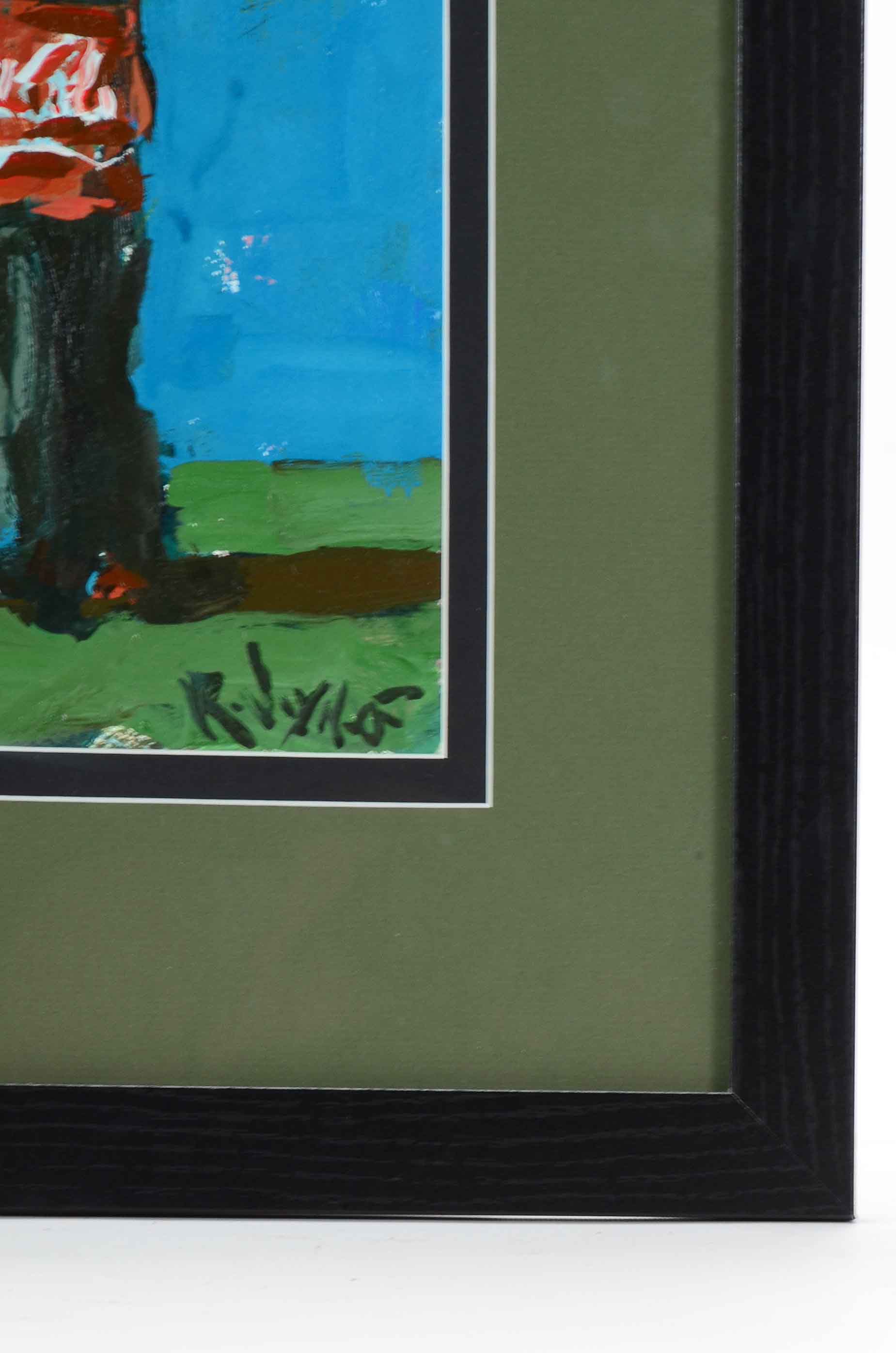 Robert Joyner Original Acrylic Painting on Paper