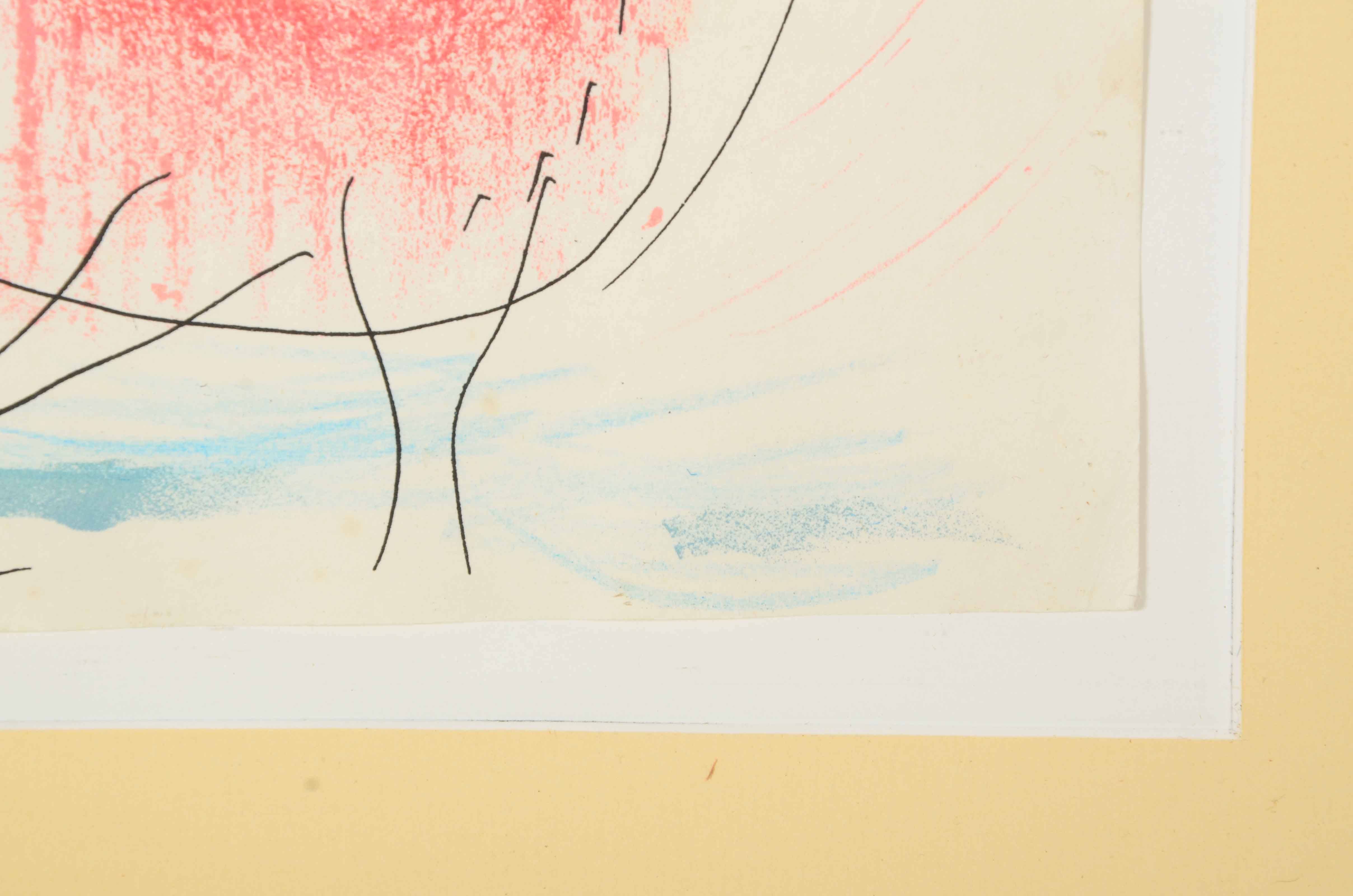 Jacques Lassaigne 1957 Publication Page After Marc Chagall's "Le Coq Rouge"