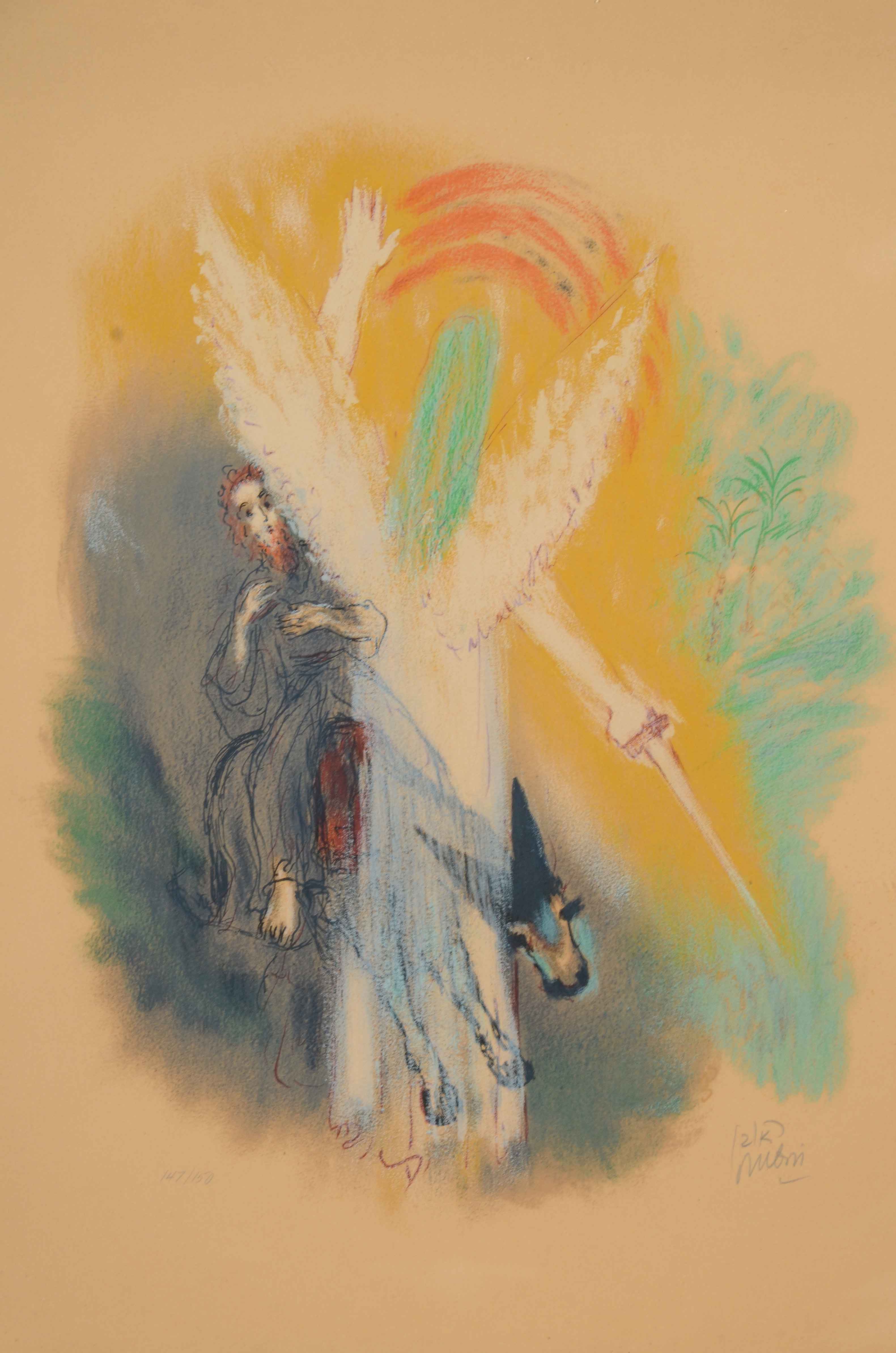 Reuven Rubin Original Color Lithograph "Visions of the Bible"