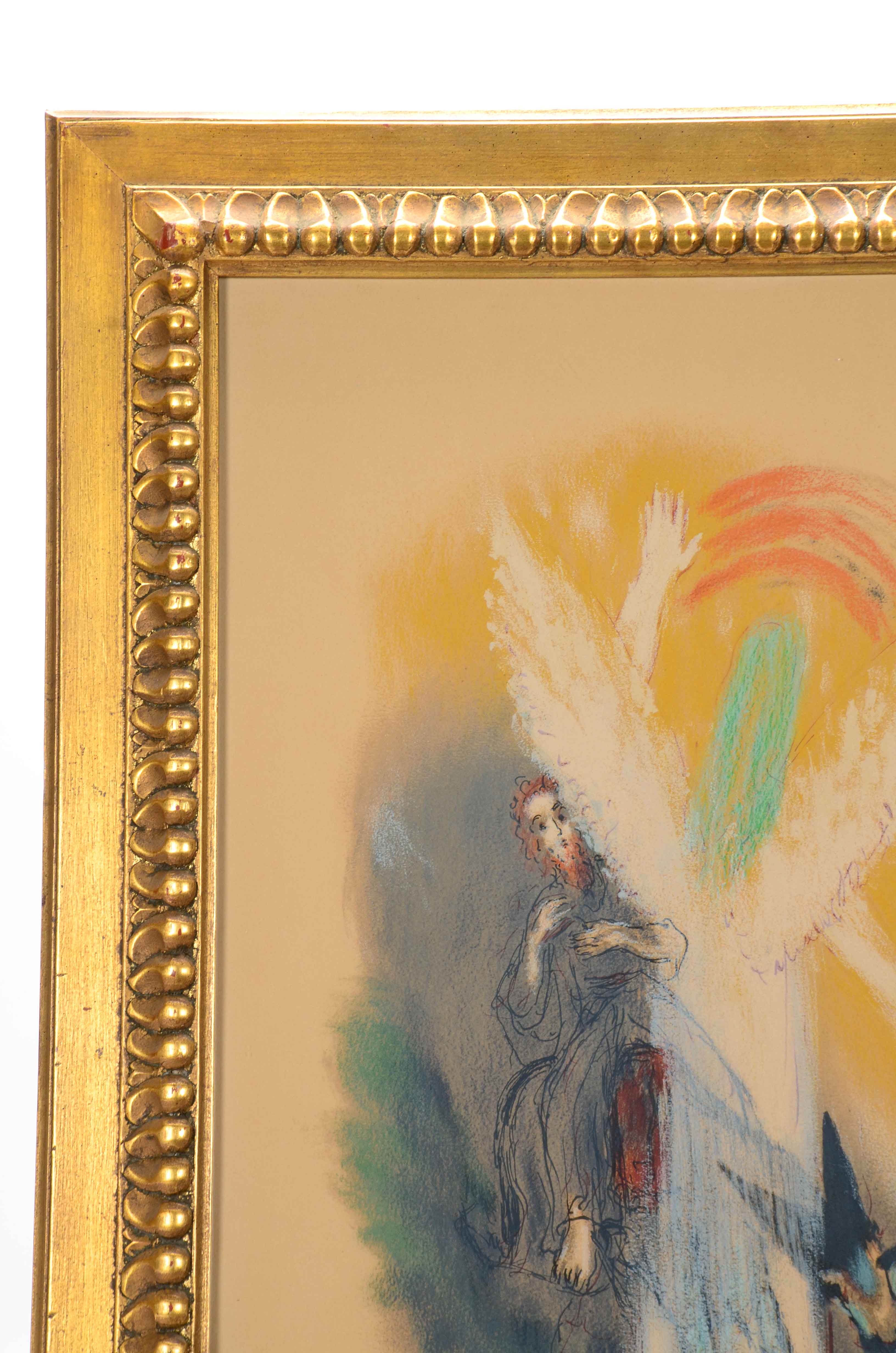 Reuven Rubin Original Color Lithograph "Visions of the Bible"