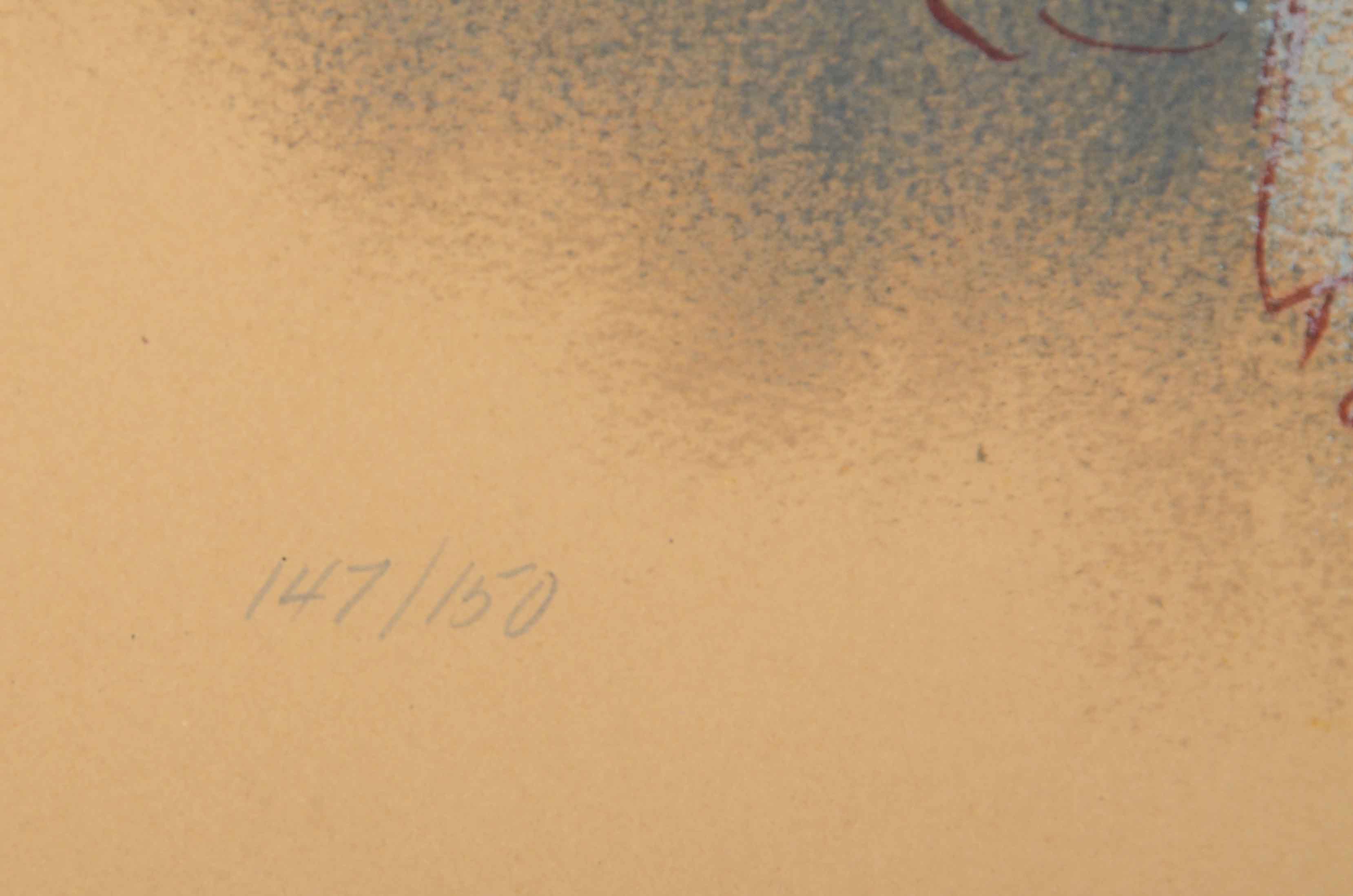 Reuven Rubin Original Color Lithograph "Visions of the Bible"