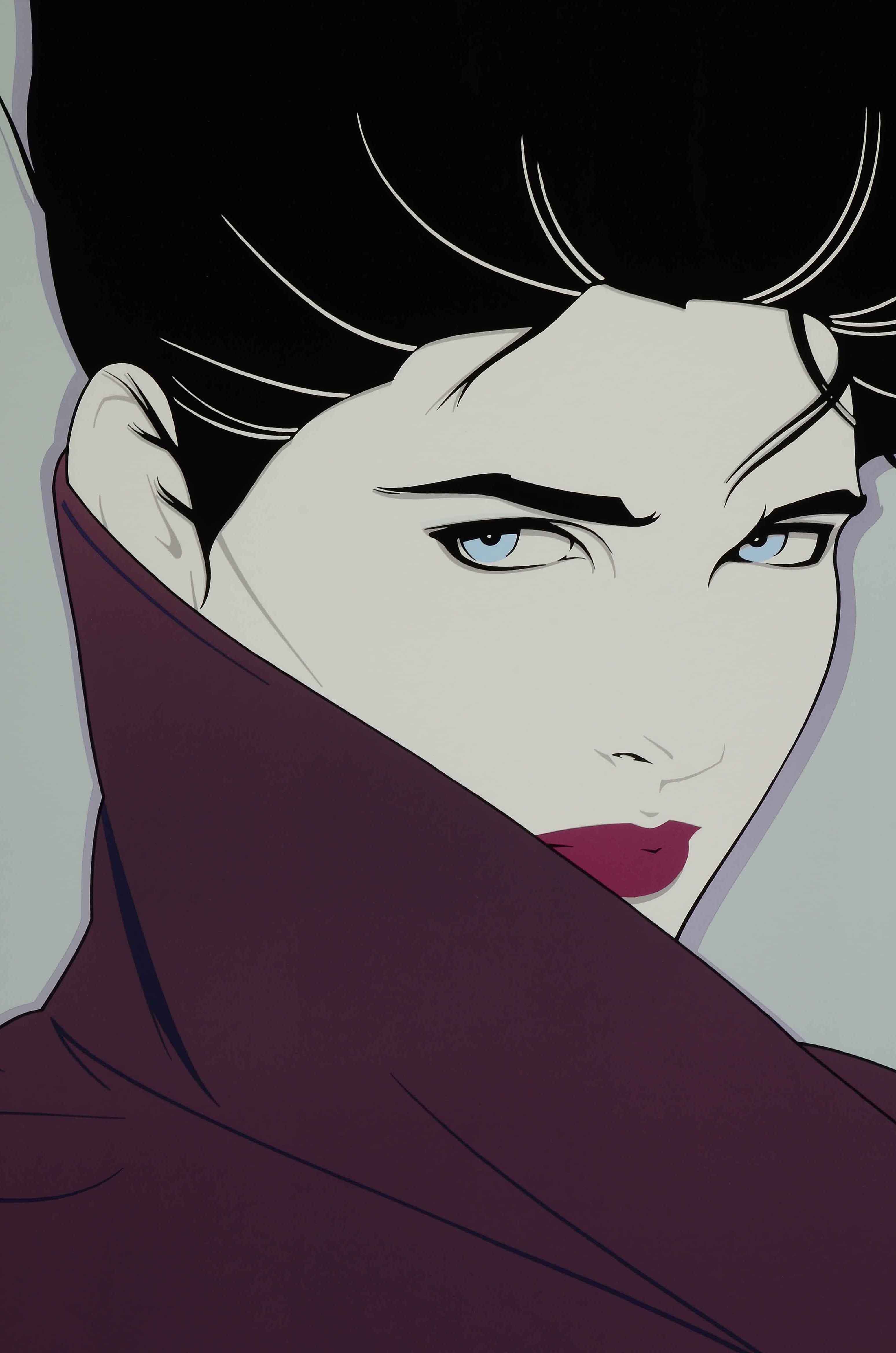 Patrick Nagel "The Book" Serigraph Poster