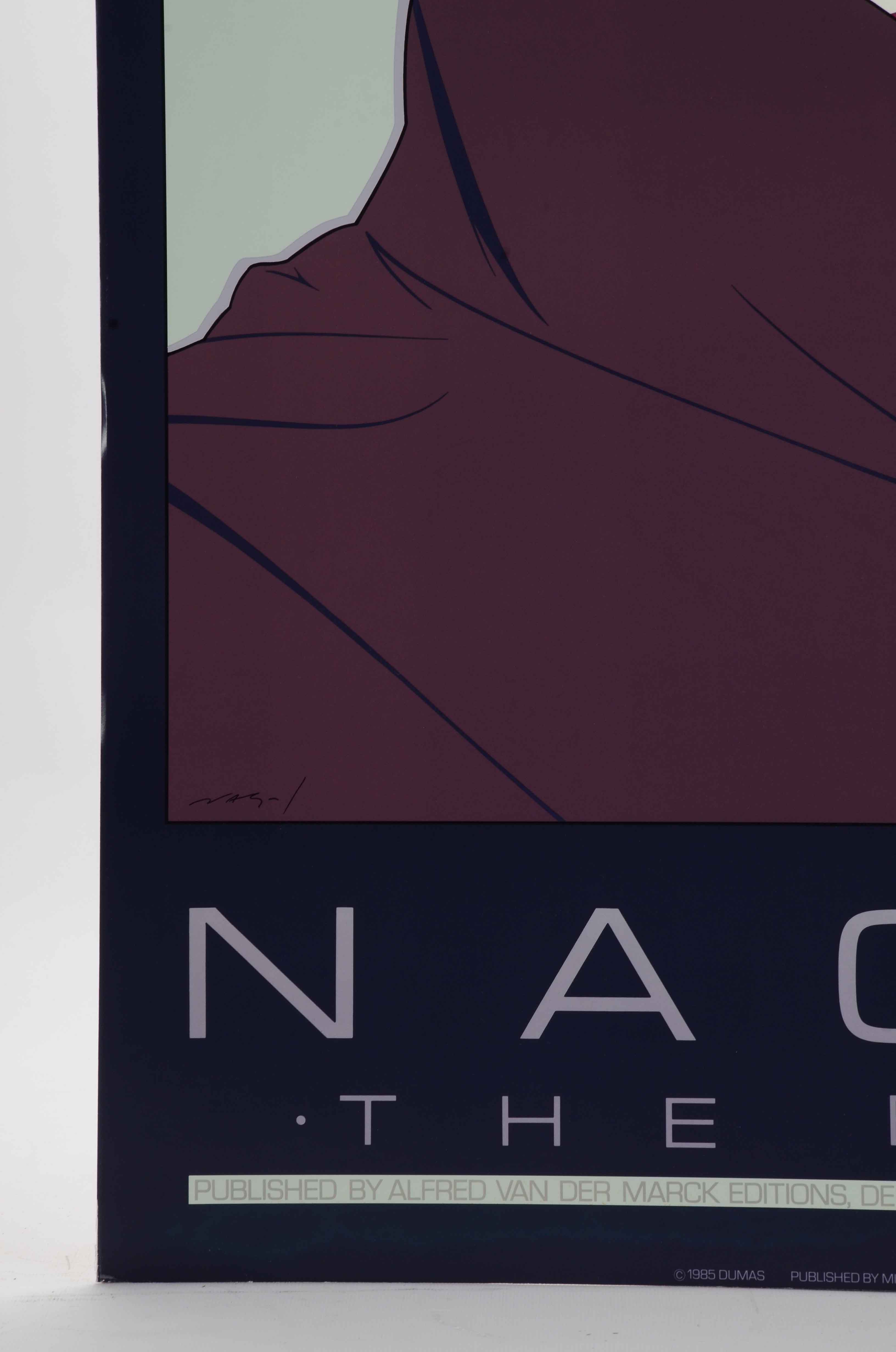 Patrick Nagel "The Book" Serigraph Poster