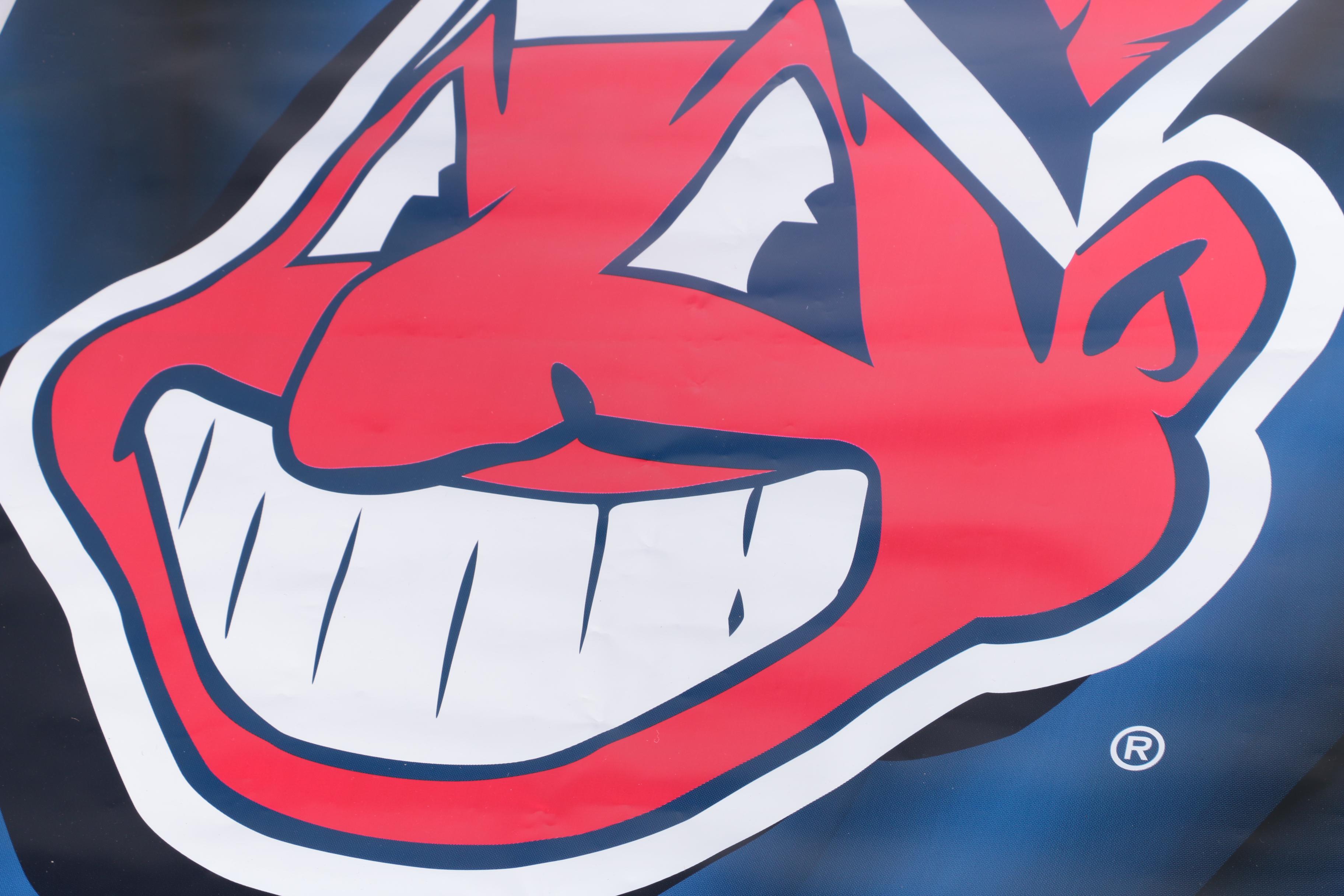 Cleveland Indians Banner with Budweiser Logo